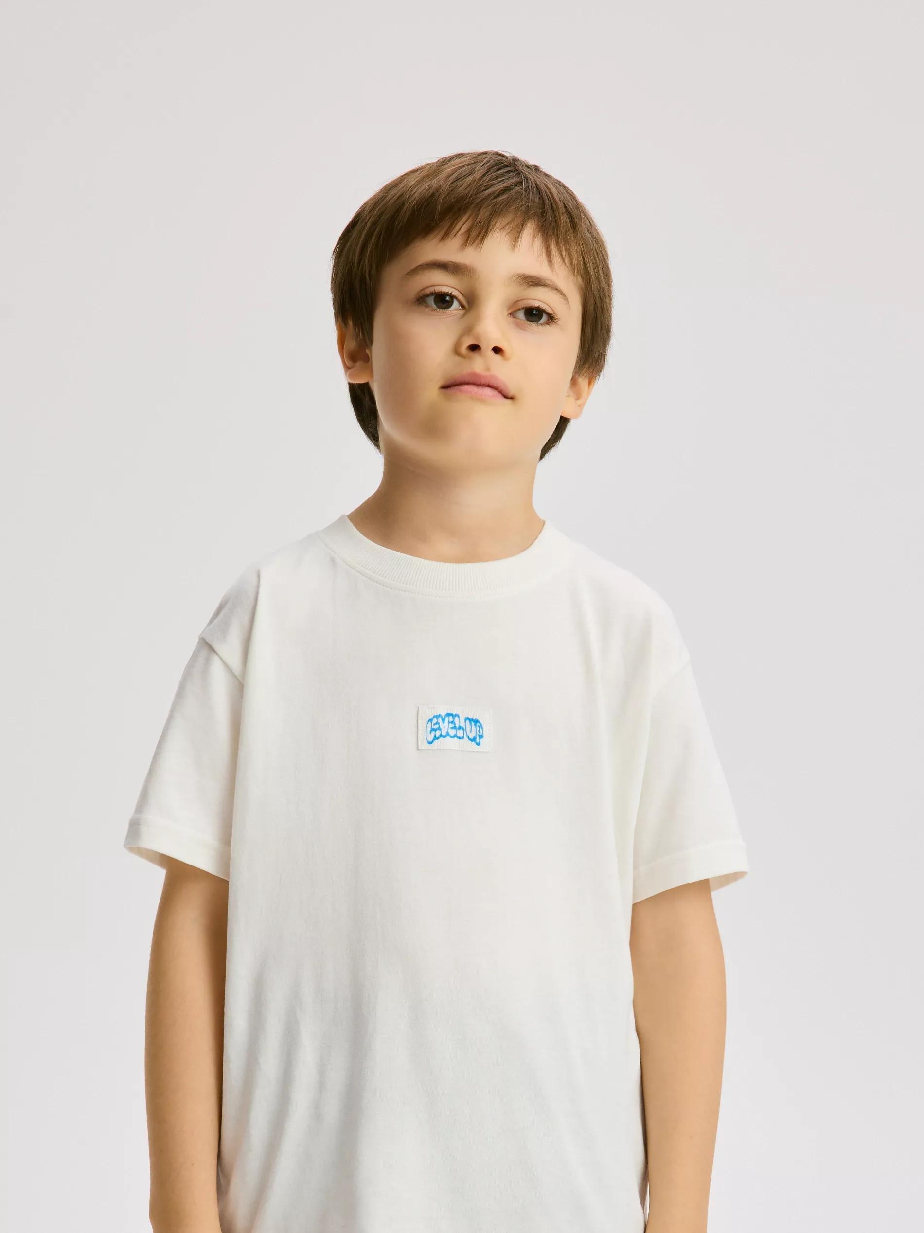 CREAM Oversized cotton rich T-shirt, Ivory, medium