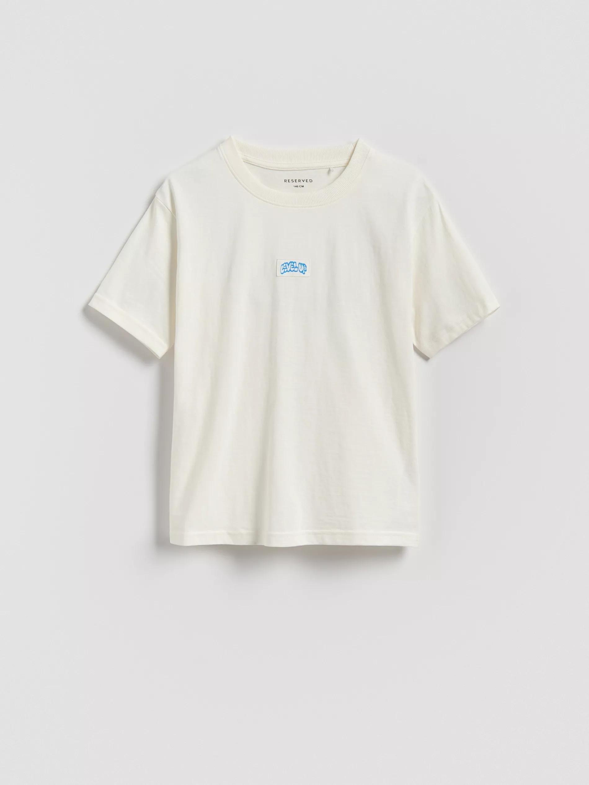 CREAM Oversized cotton rich T-shirt, Ivory, medium