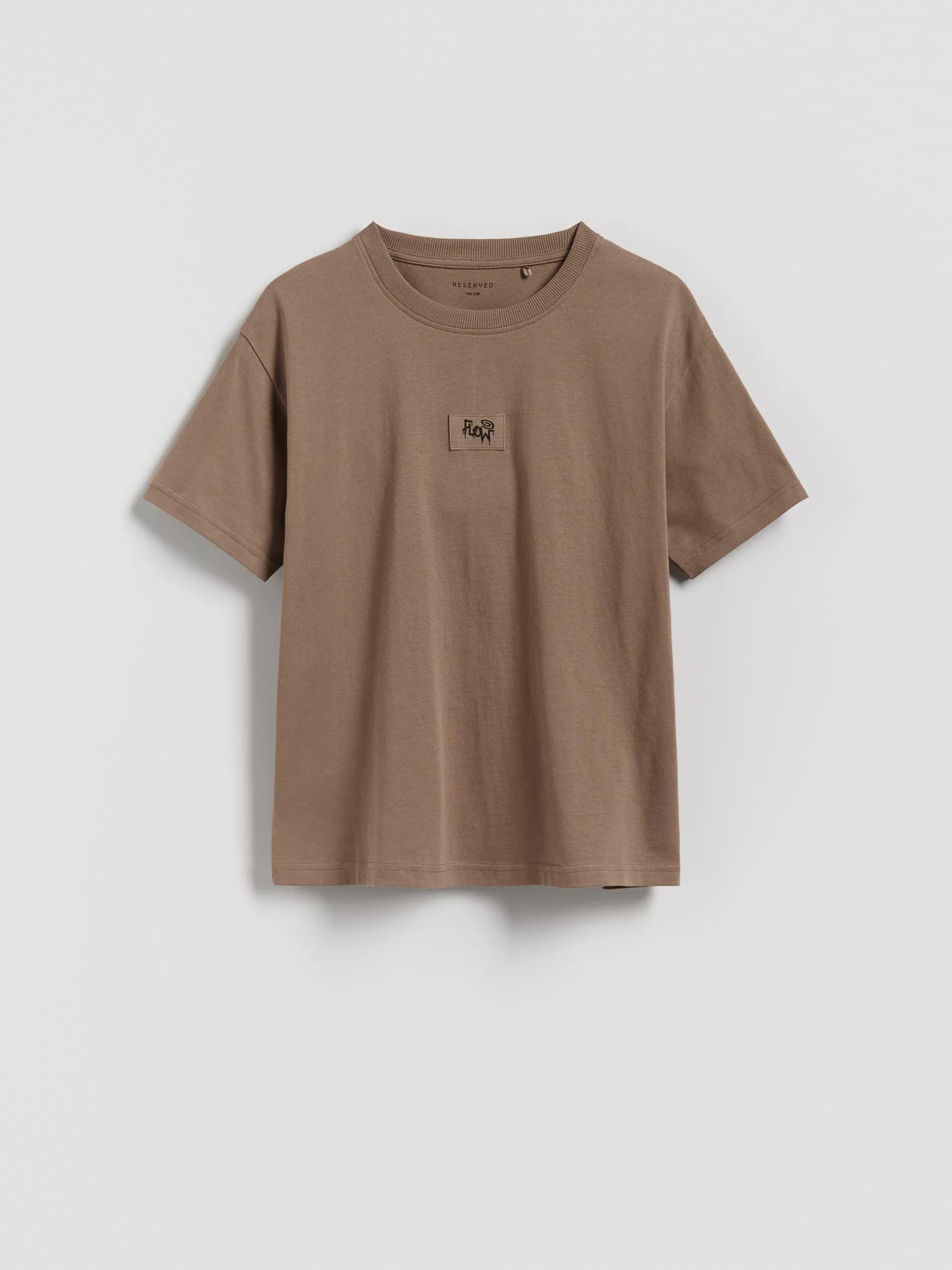 BEIGE Oversized cotton rich T-shirt, Beige, large image number 0