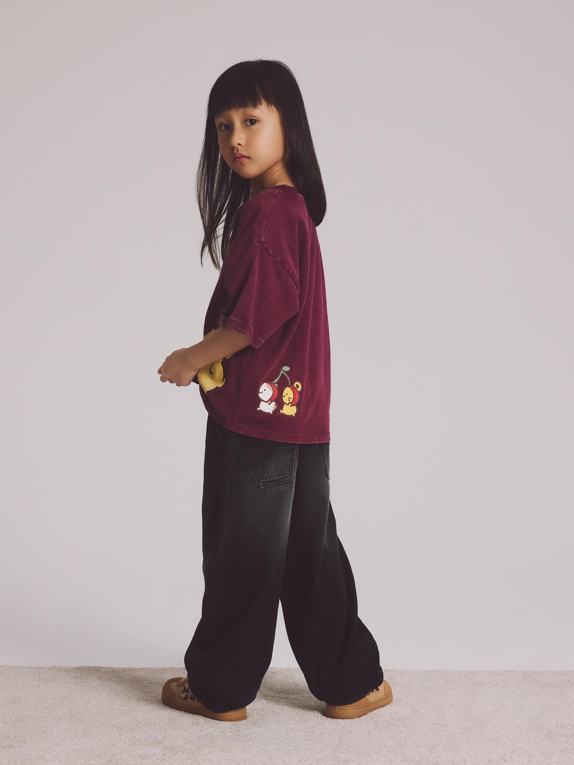 Maroon Pompompurin T-Shirt, Burgundy, large image number 1