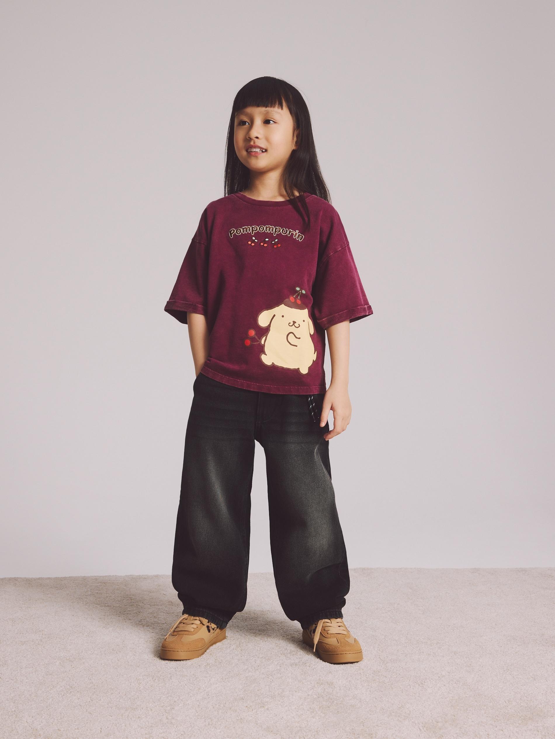Maroon Pompompurin T-Shirt, Burgundy, large image number 3
