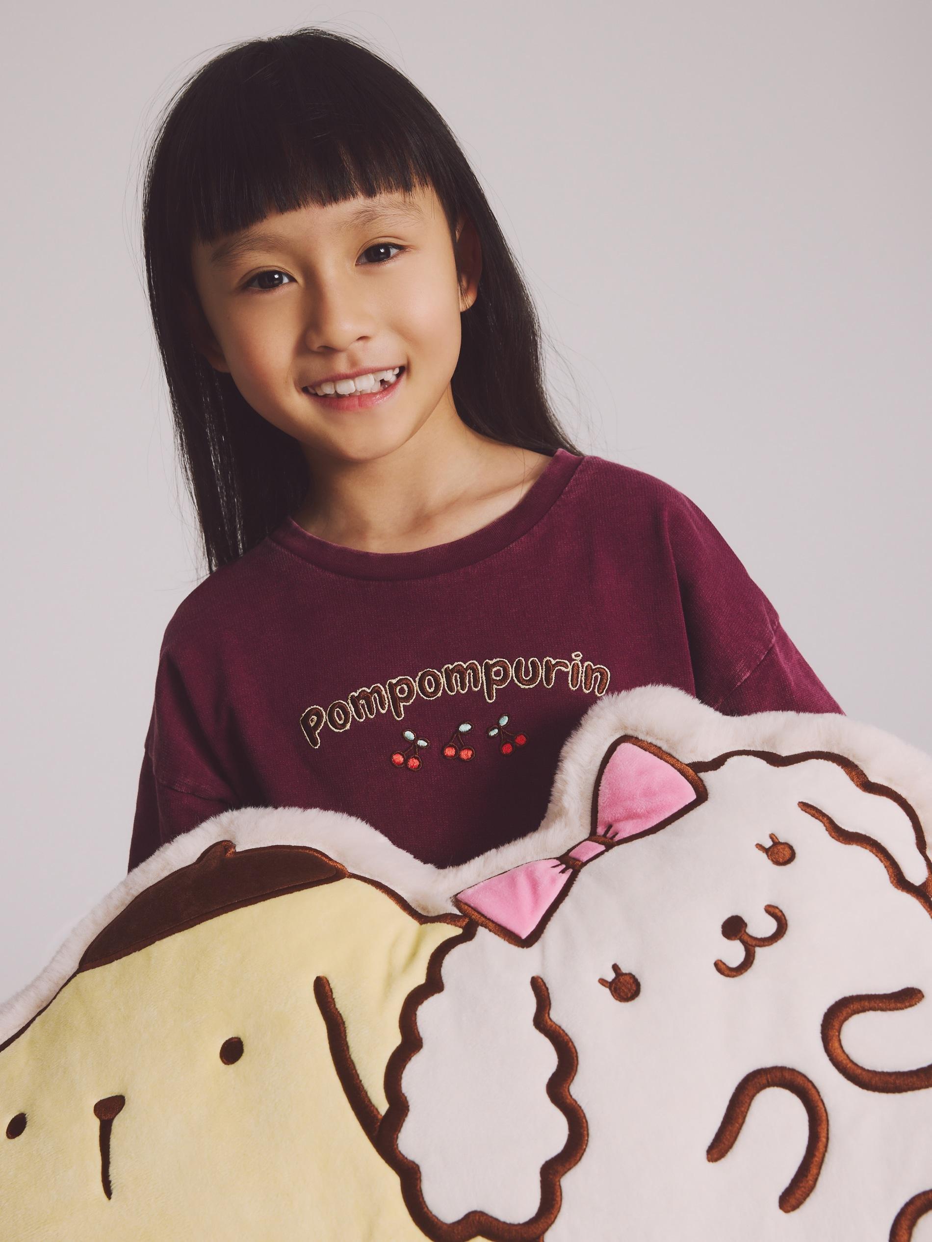Maroon Pompompurin T-Shirt, Burgundy, large image number 4