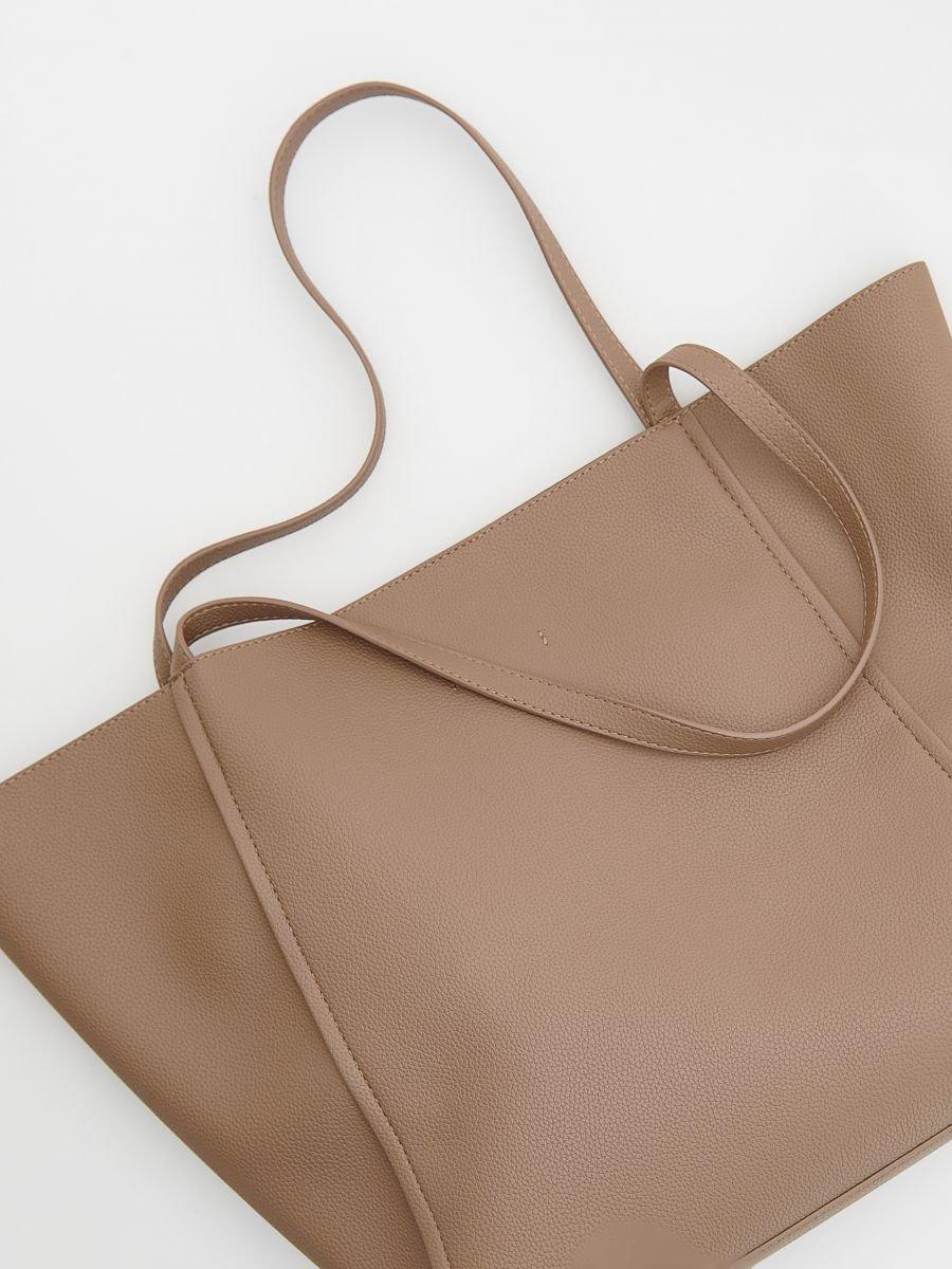 Brown Shopper Bag, , large image number 2