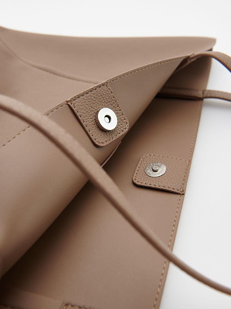 Brown Shopper Bag, , large image number 3
