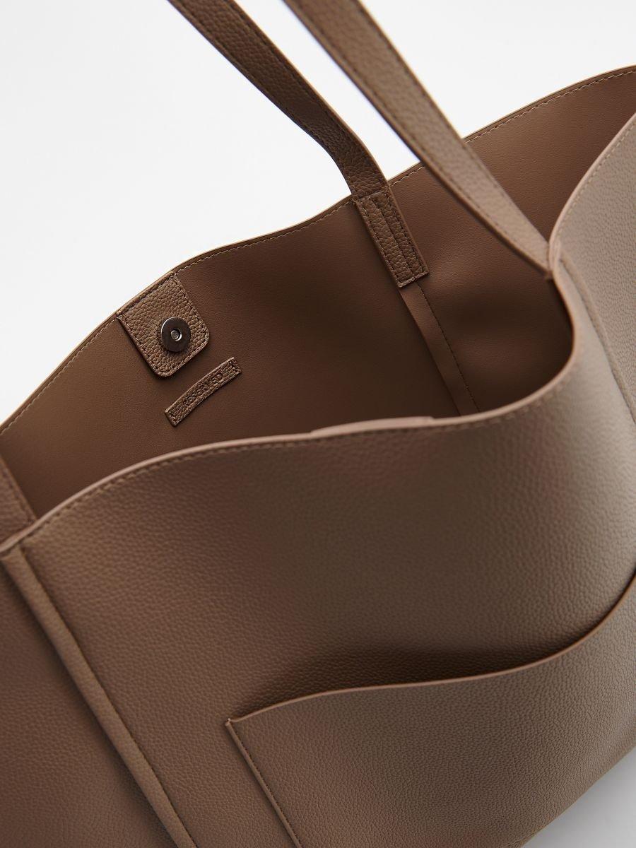 Brown Shopper Bag, , large image number 4