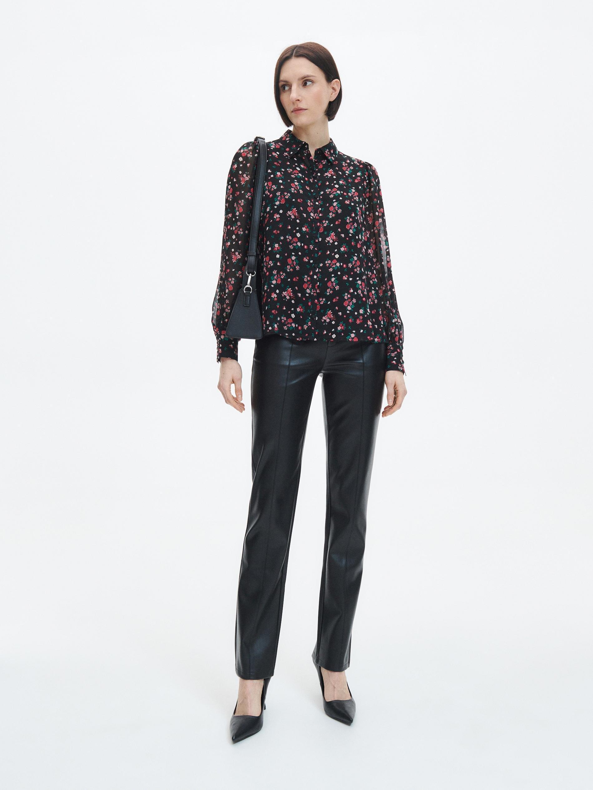 Black Patterned Shirt, , large image number 3