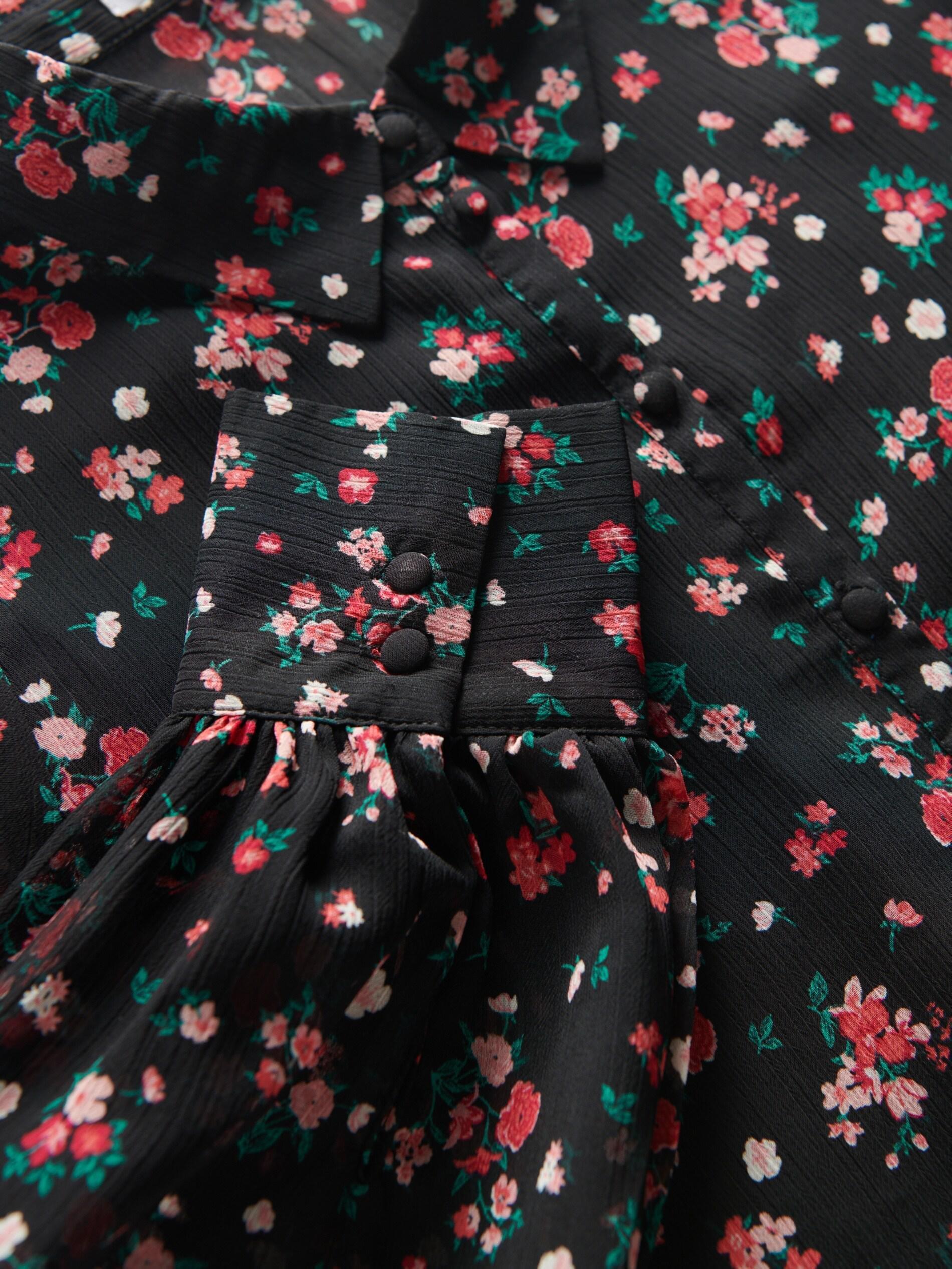Black Patterned Shirt, , large image number 5
