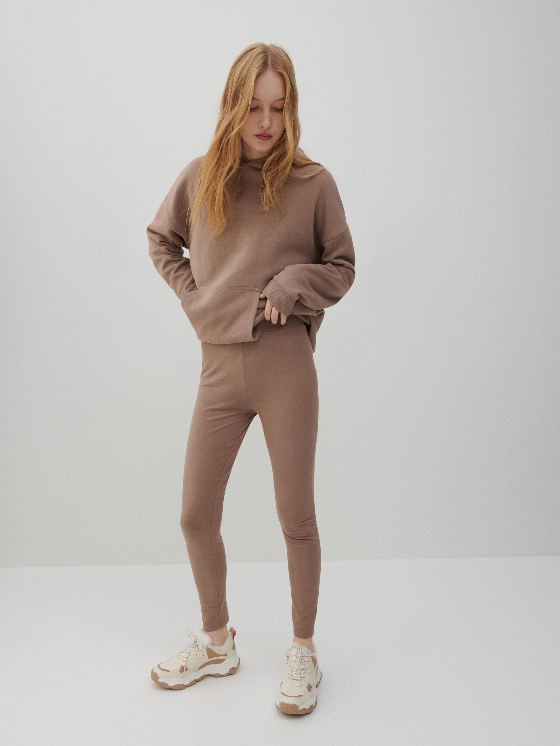 Beige Leggings, , large image number 2