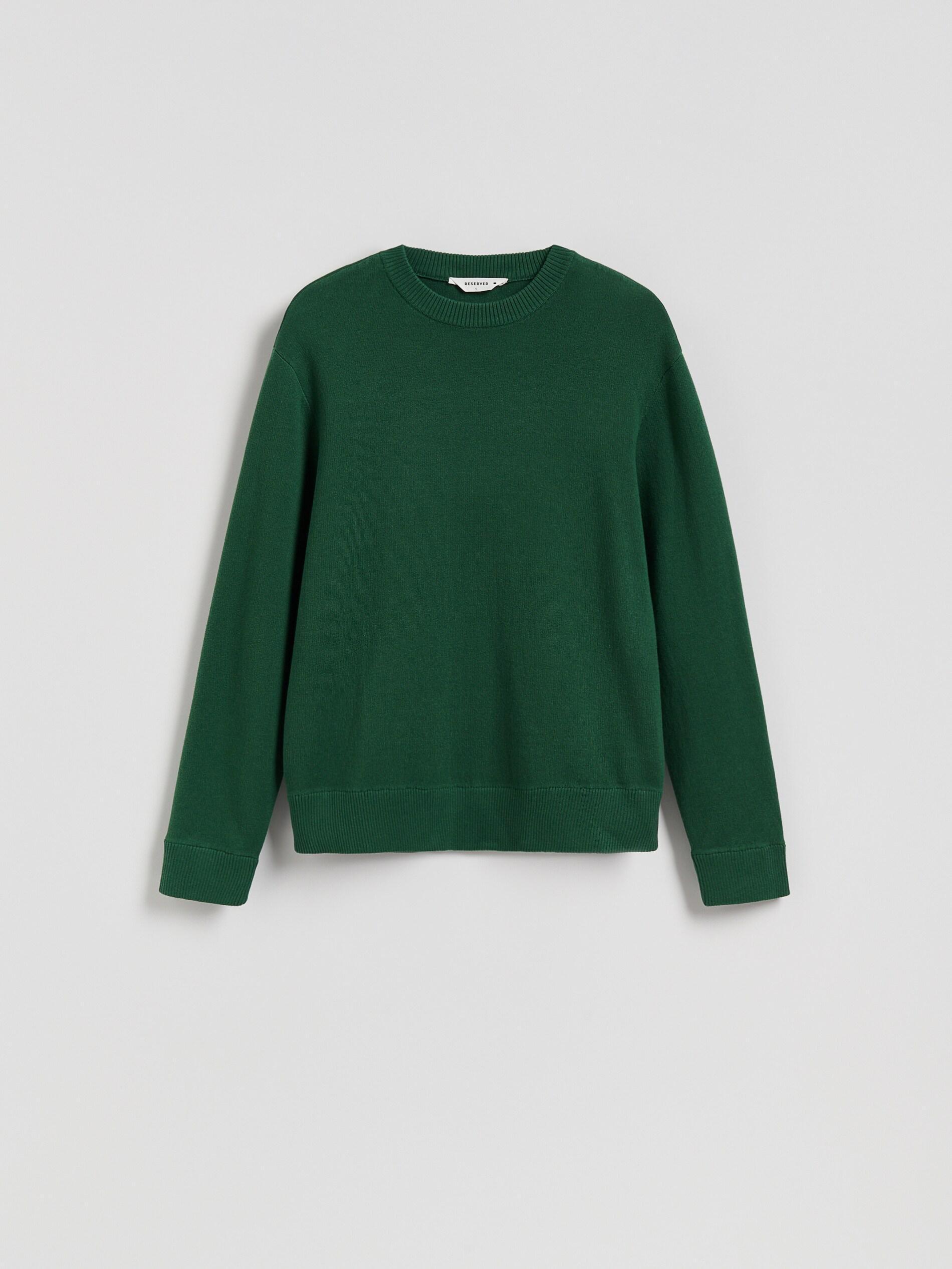 Green Cotton Jumper, Green, large image number 4