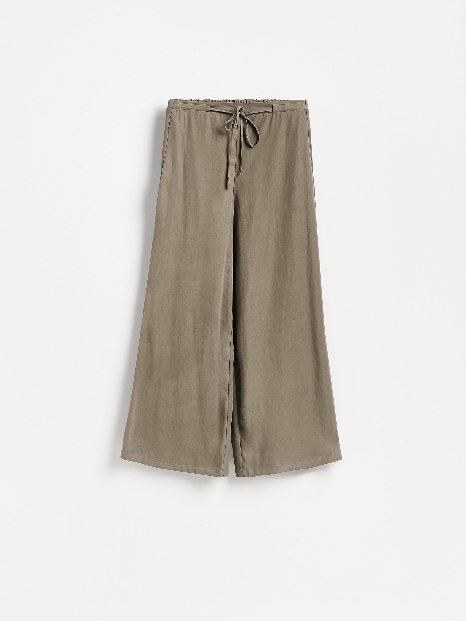 Green Modal Rich Trousers, Khaki, large image number 3