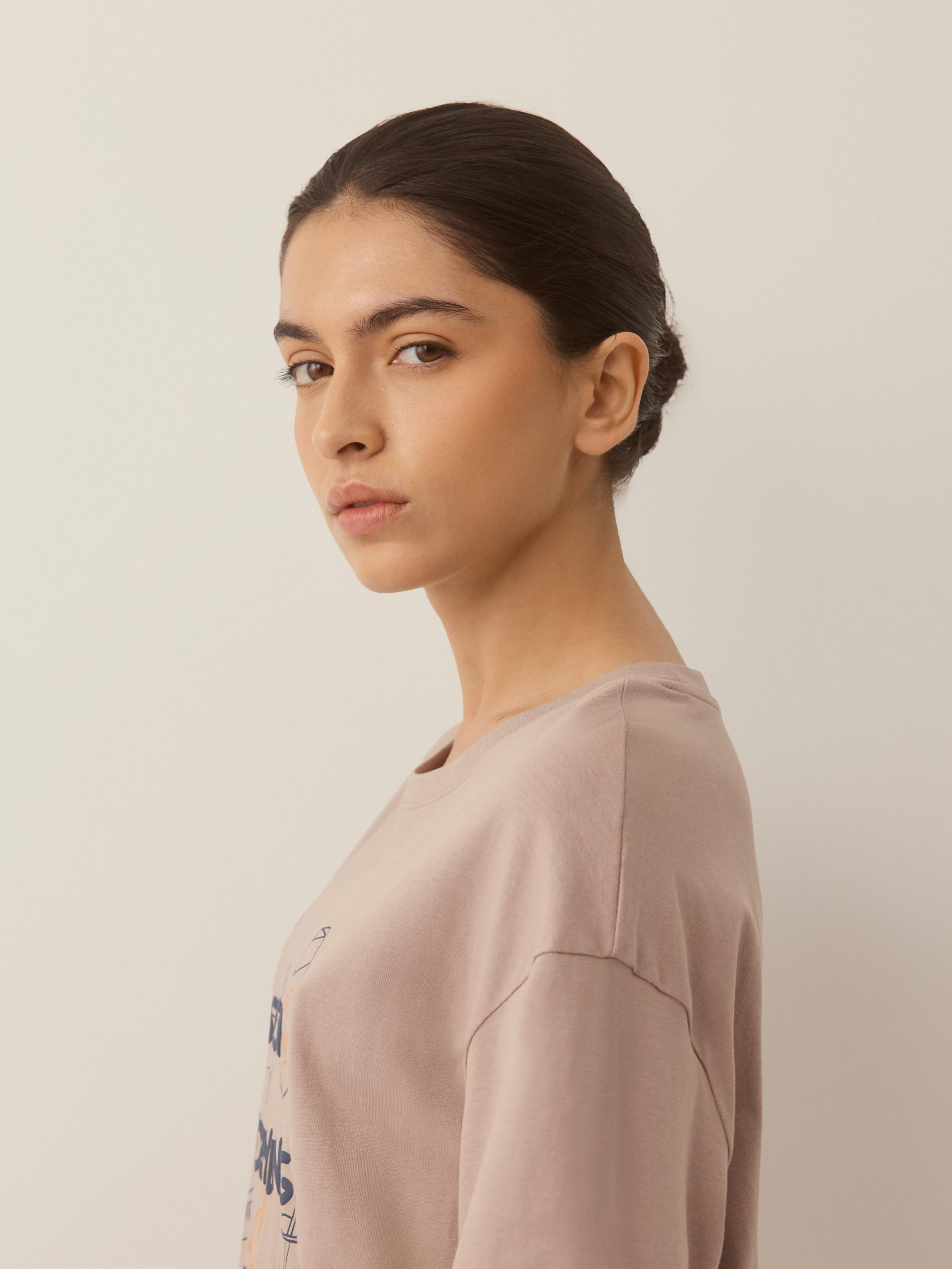 LADIES` N IGHTDRESS COFFEE, Brown, medium