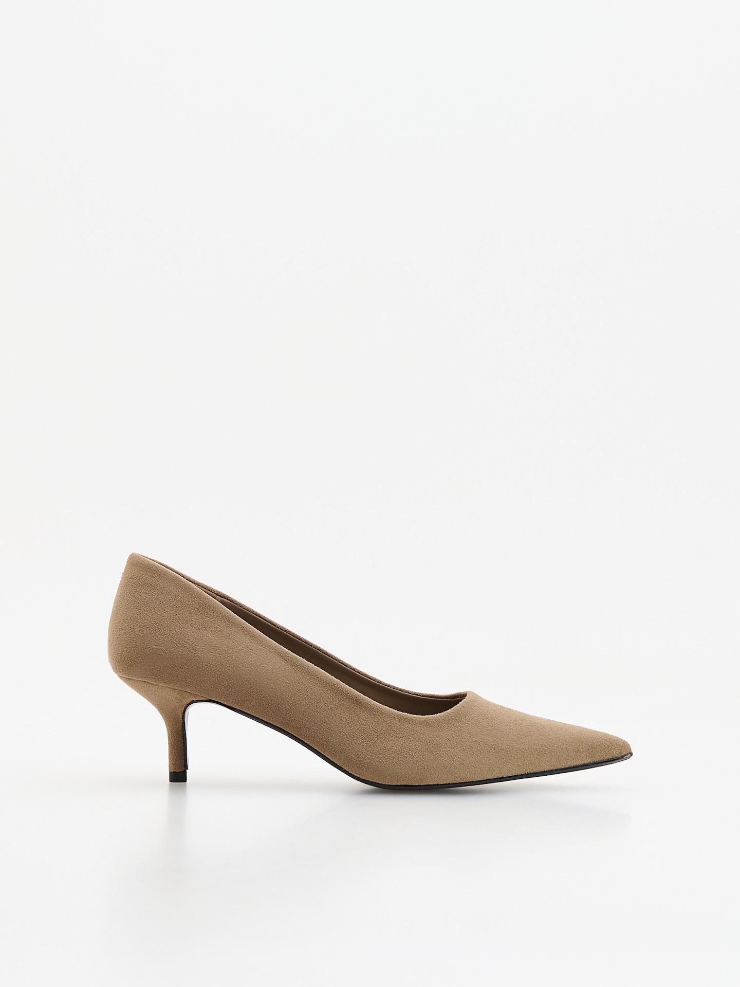 Beige High-Heeled Pumps, Beige, large image number 1