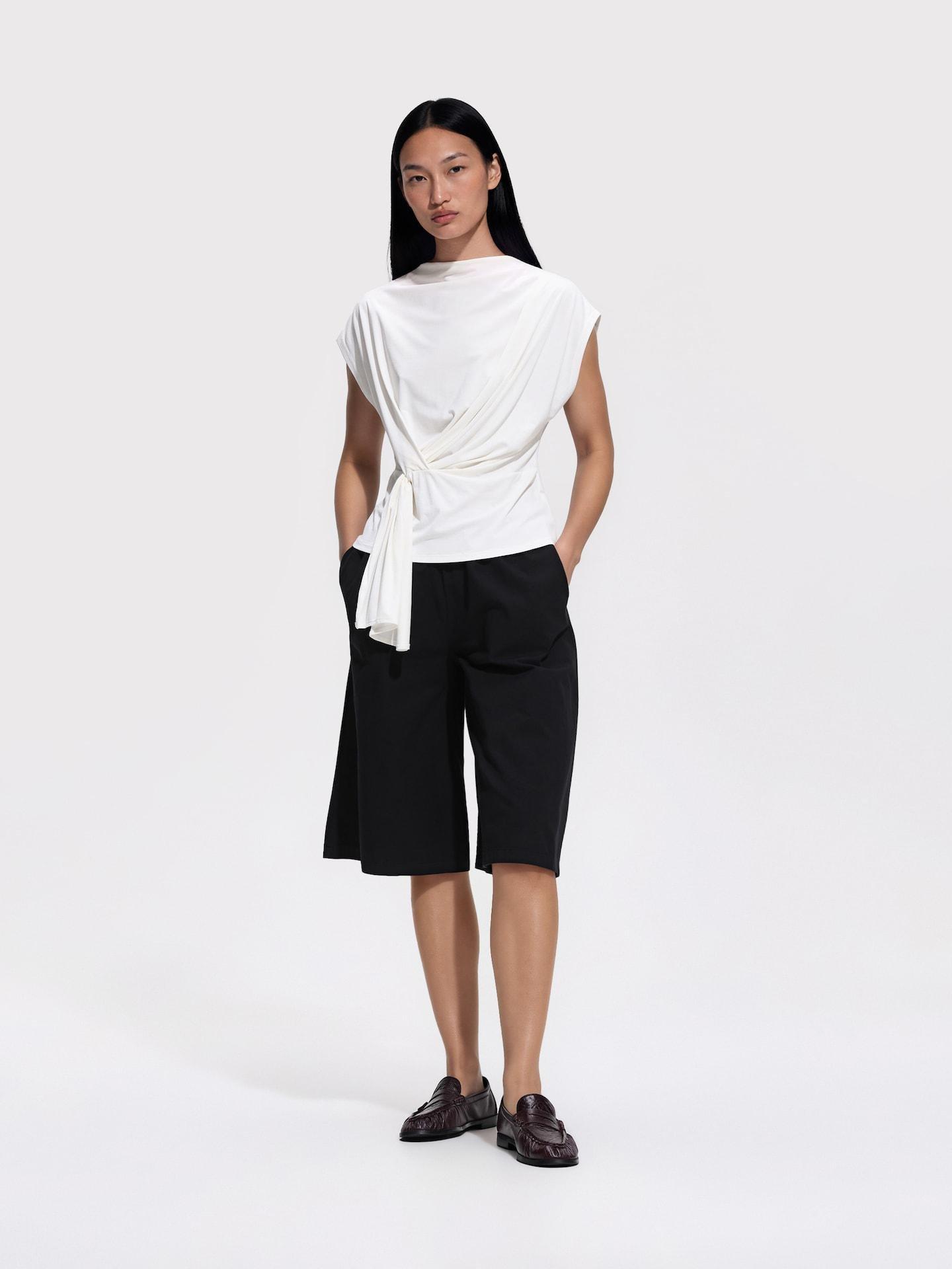 Beige Blouse With Modal, Ivory, medium