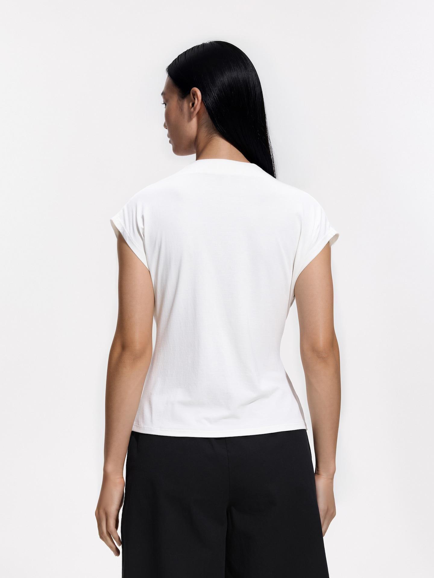 Beige Blouse With Modal, Ivory, medium
