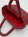 Reserved - Red Check Quilted Bag