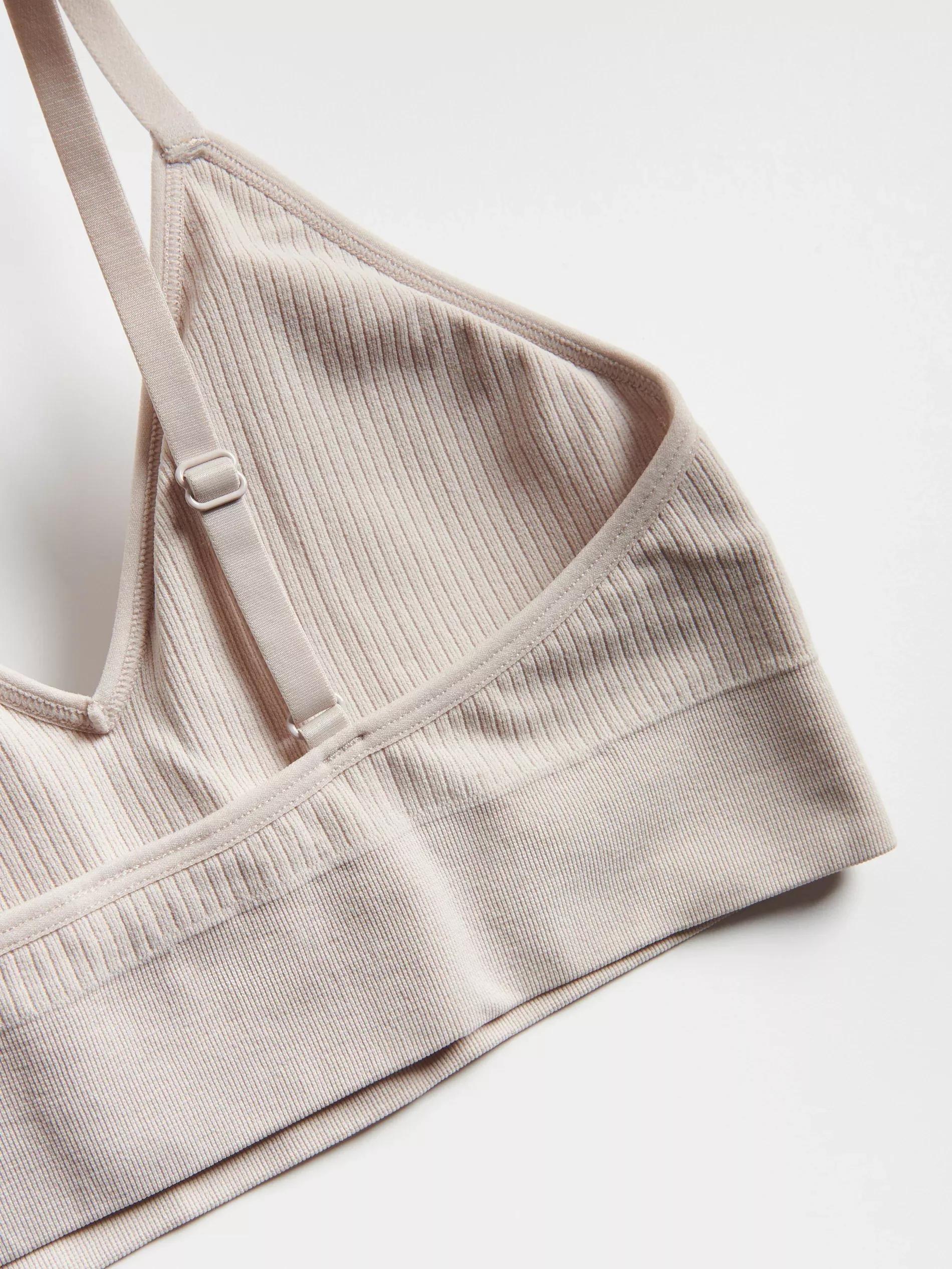 Beige Wireless Bra, Beige, large image number 6