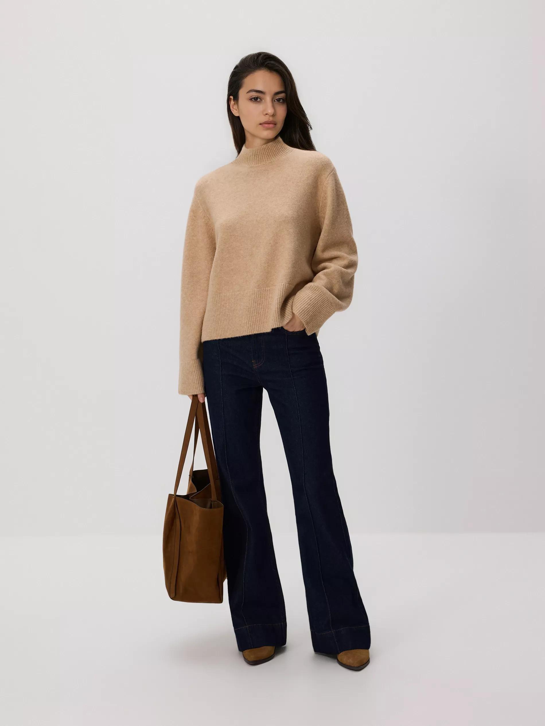 BEIGE High neck jumper, Beige, large image number 0