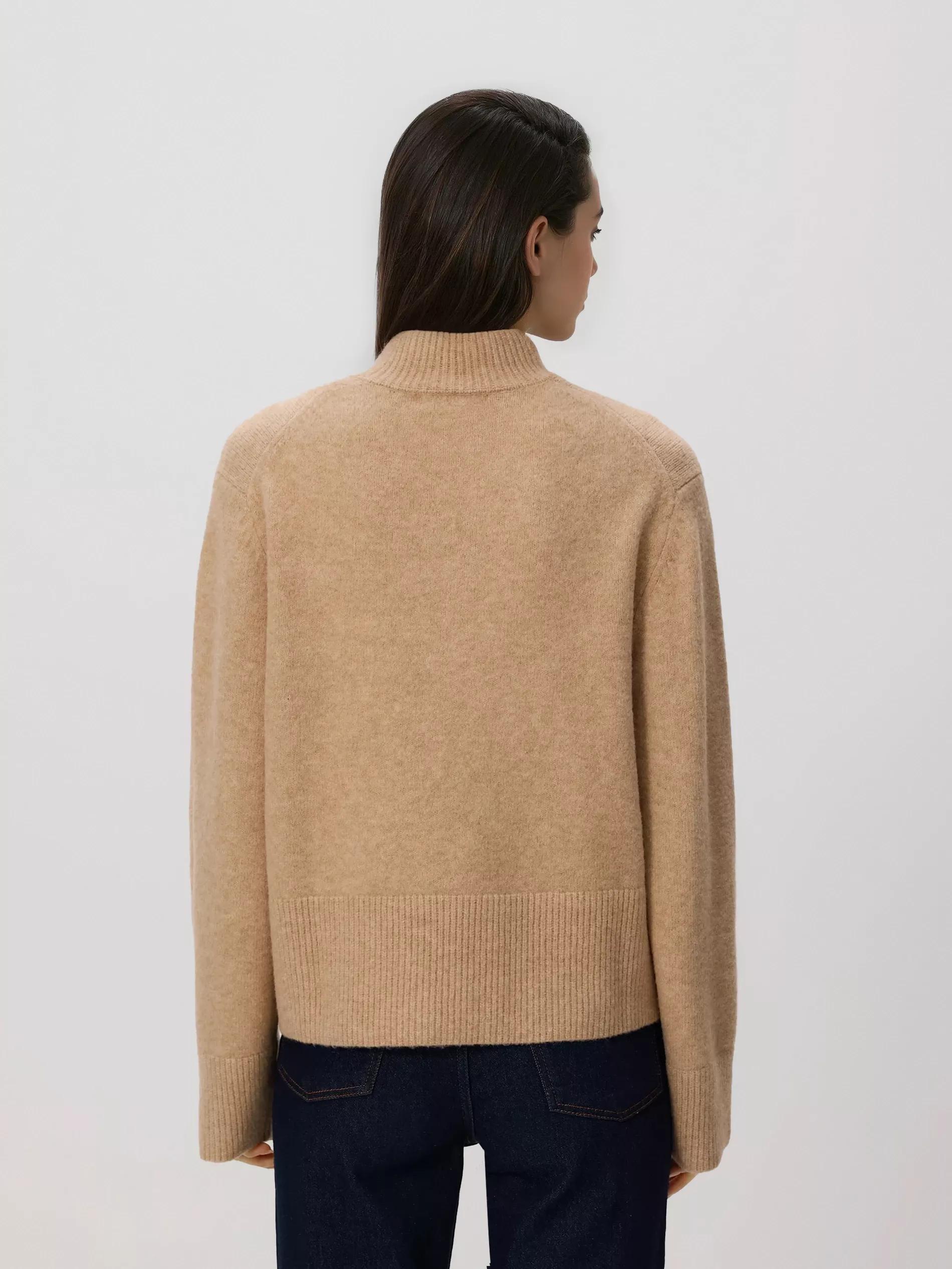 BEIGE High neck jumper, Beige, large image number 3