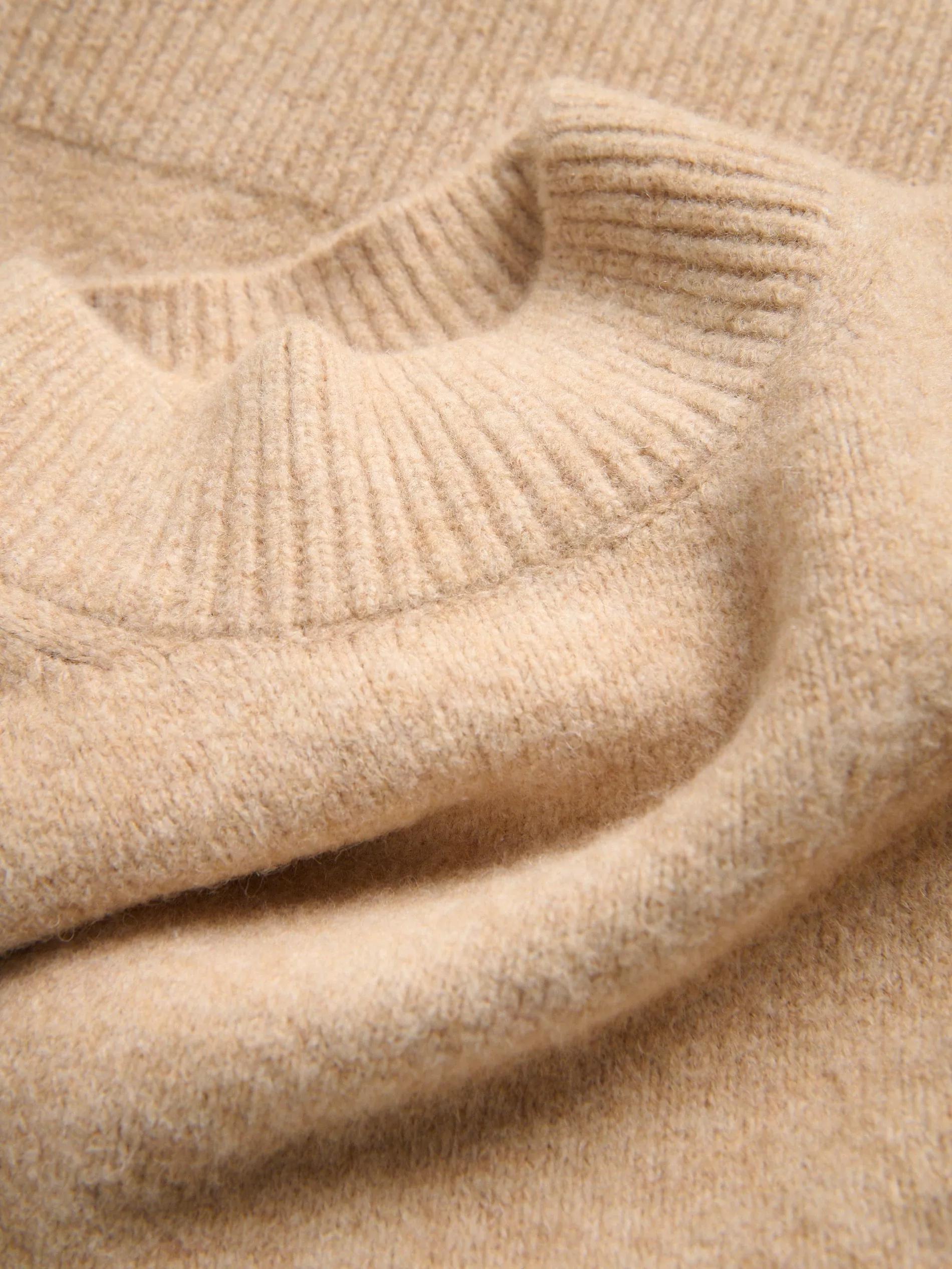 BEIGE High neck jumper, Beige, large image number 5