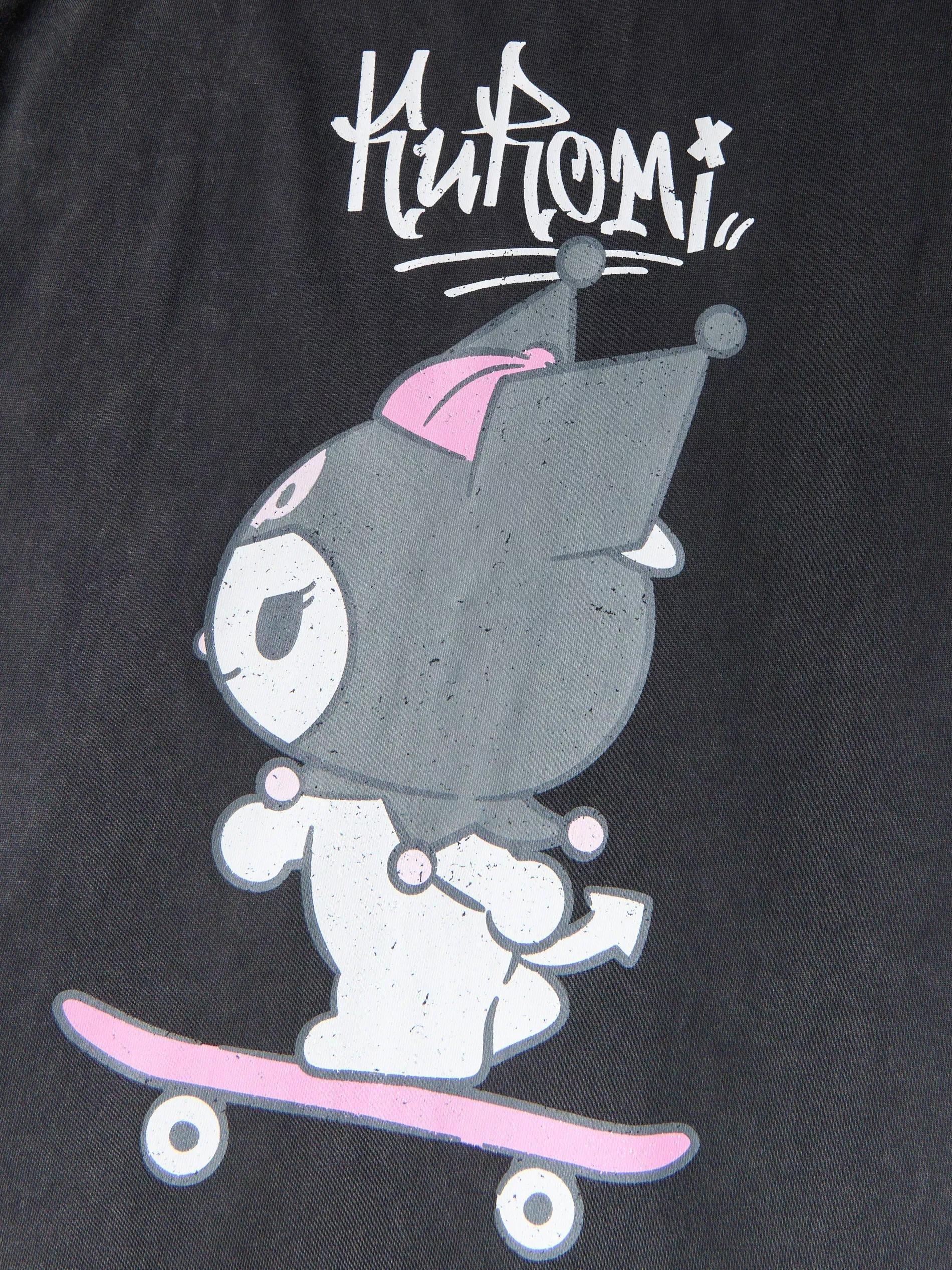 Black Kuromi T-Shirt, Black, medium