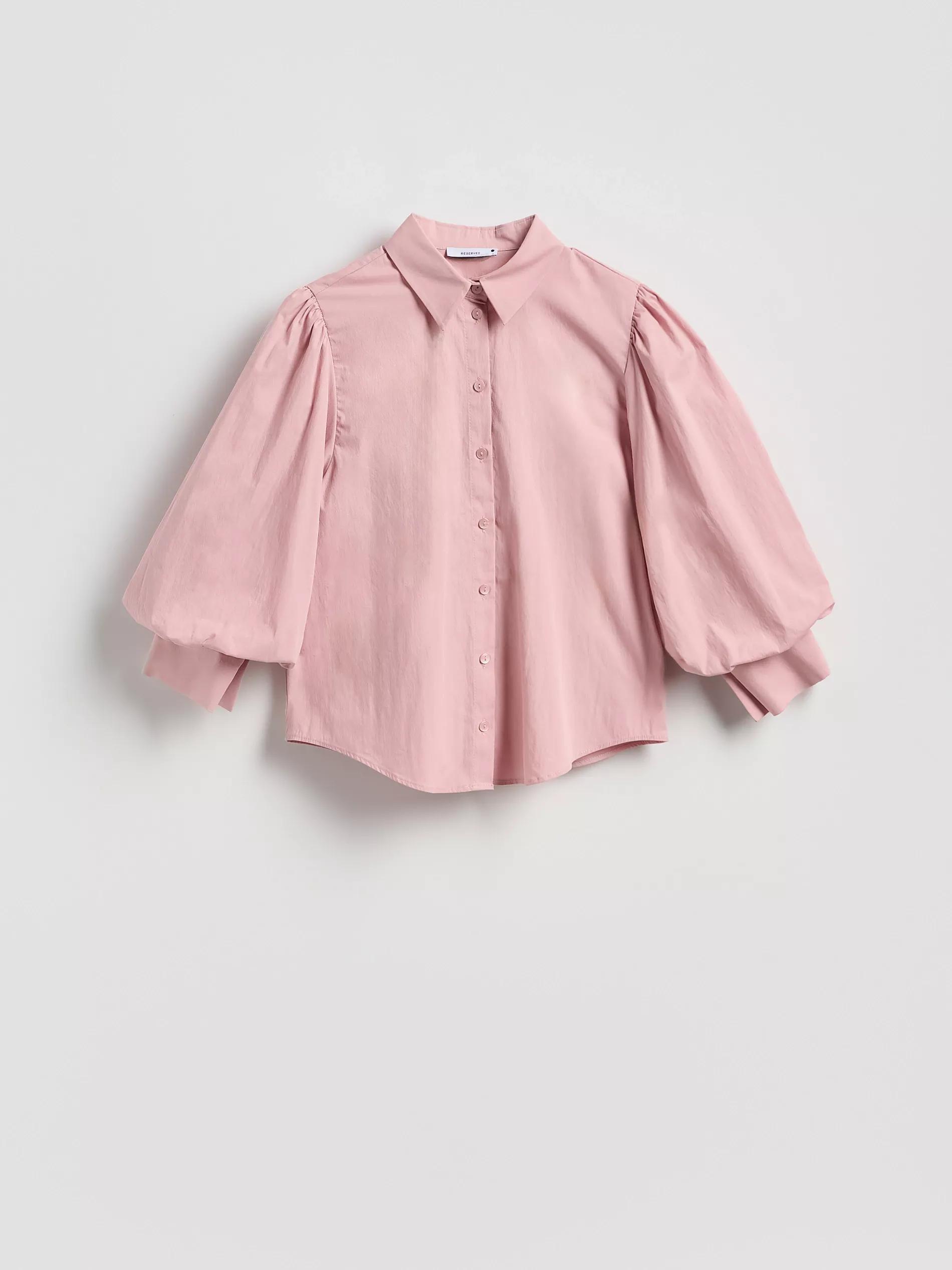 Pink Shirt With Puffy Sleeves, , large image number 0