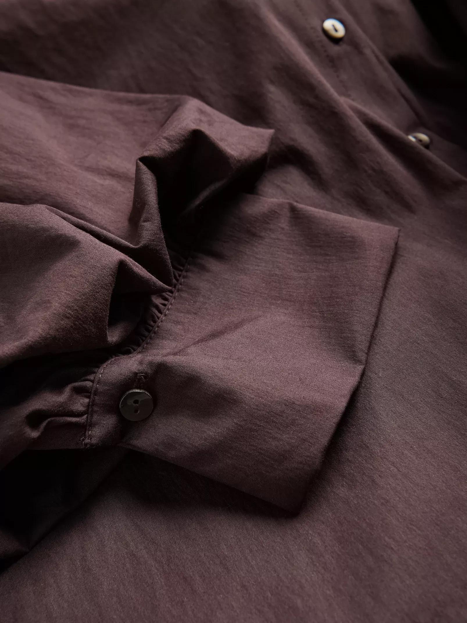 Brown Shirt With Puffy Sleeves, , large image number 5