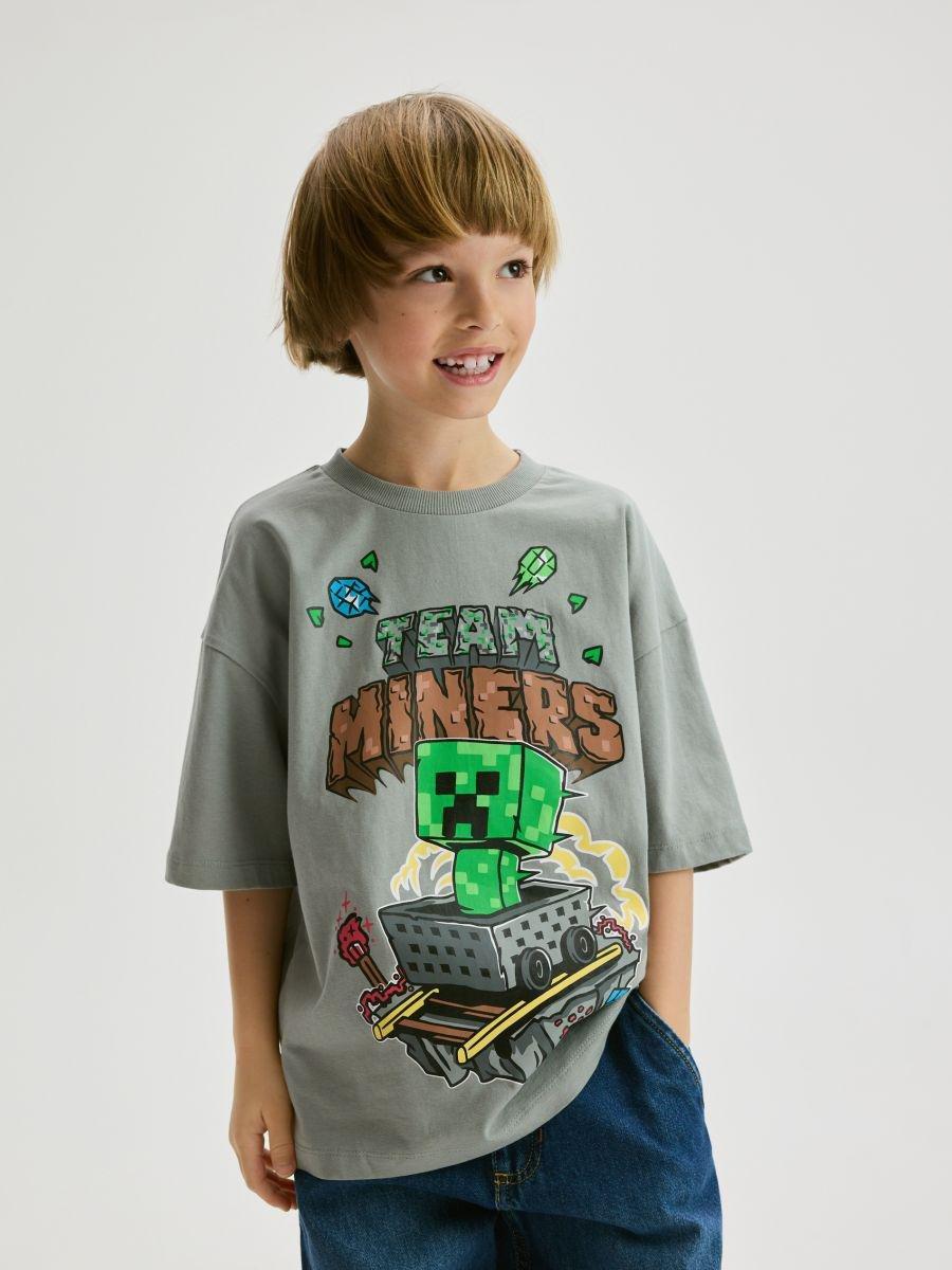 Grey T-Shirt, Kids Boy, , large image number 0