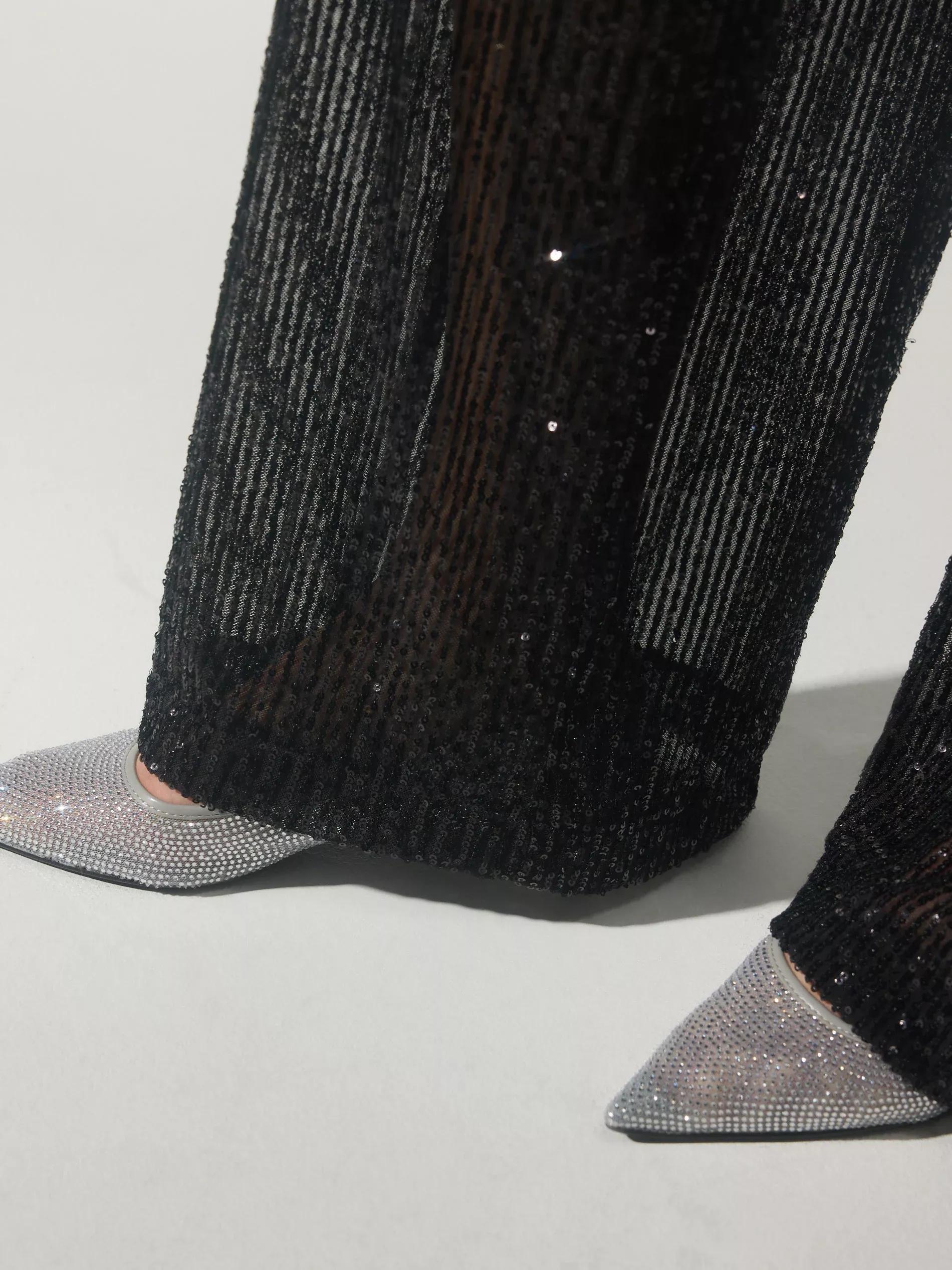 Grey Kitten Heel Pumps, , large image number 0