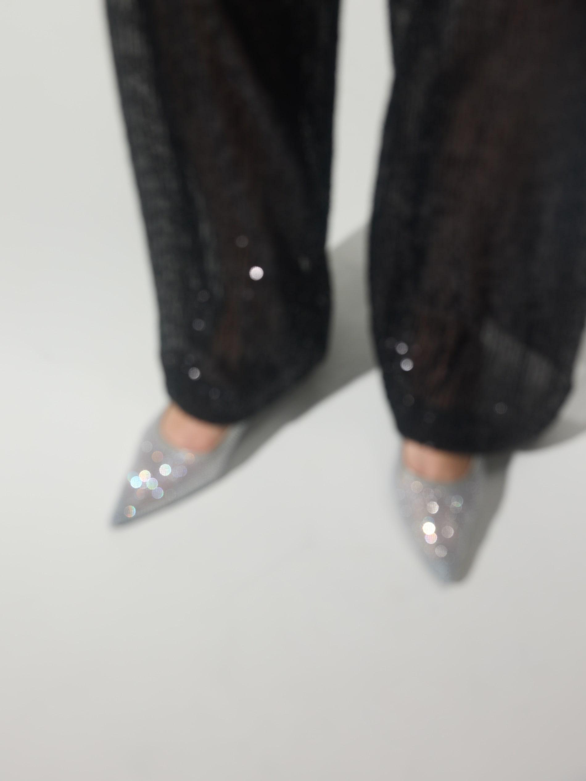 Grey Kitten Heel Pumps, , large image number 2
