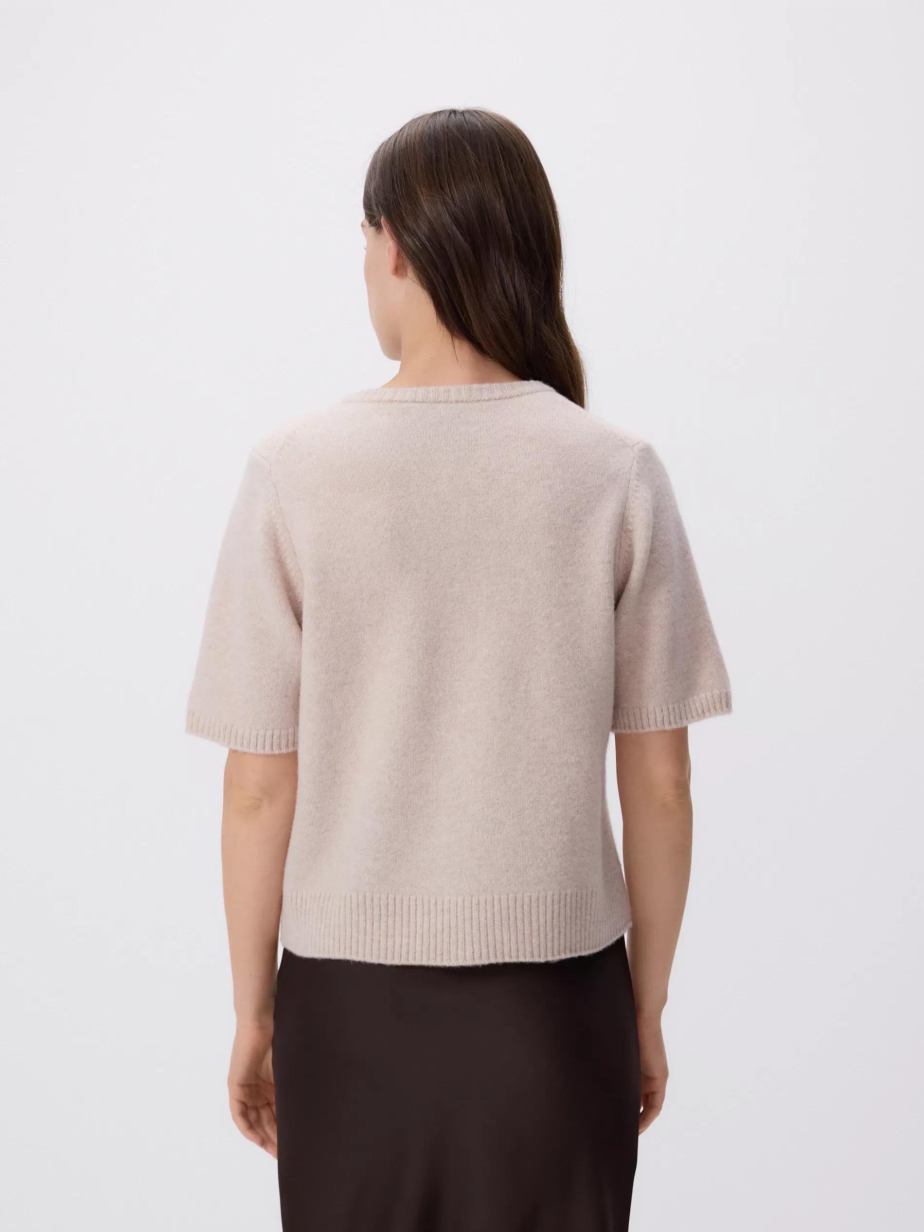 Beige Wool Cardigan, Beige, large image number 3
