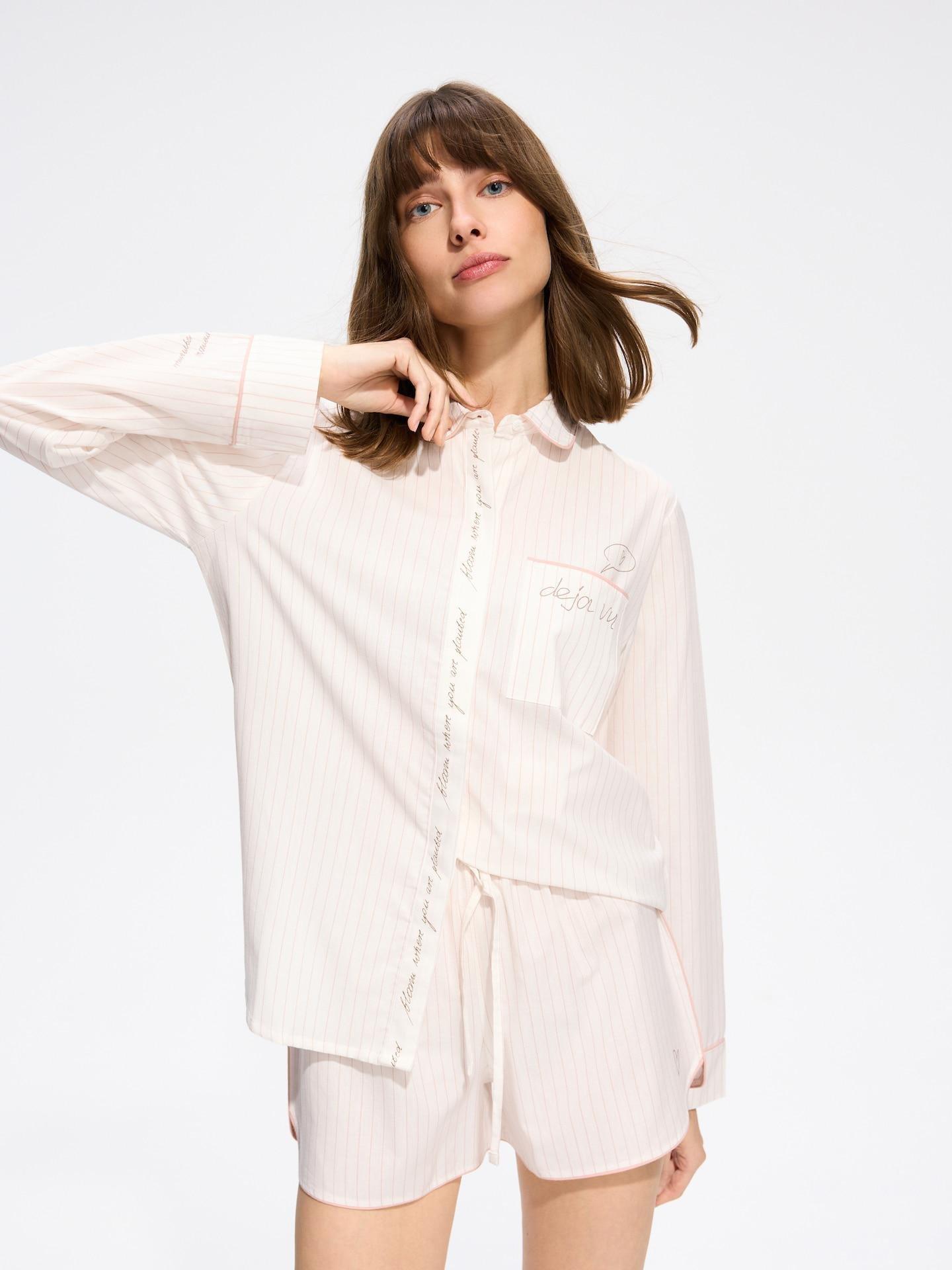 Cream Pyjama, Ivory, medium
