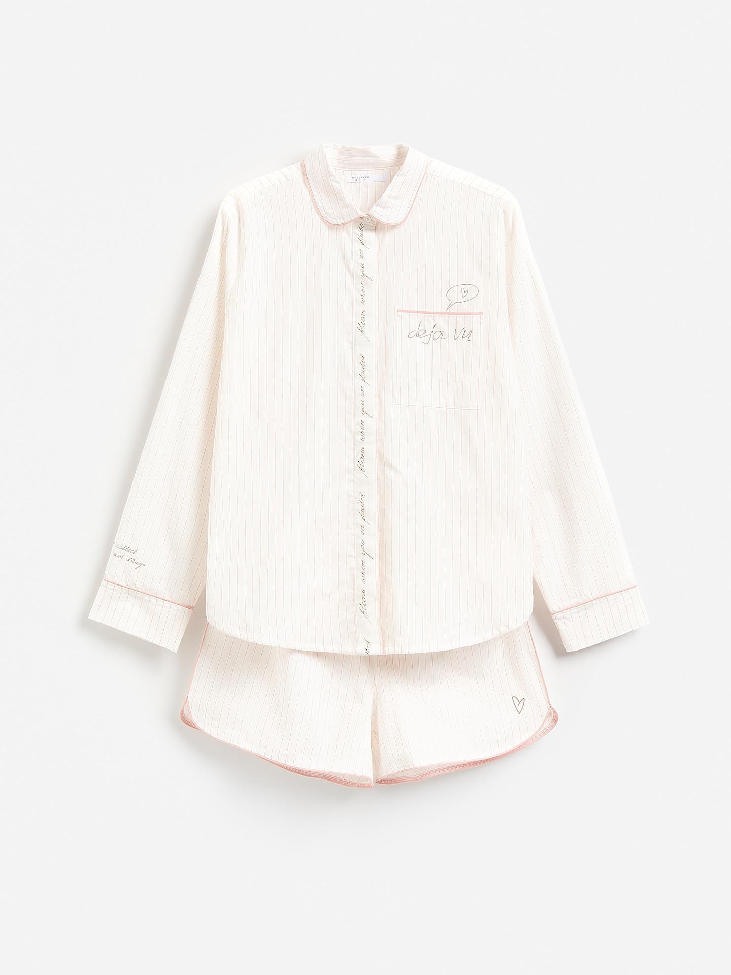 Cream Pyjama, Ivory, large image number 4