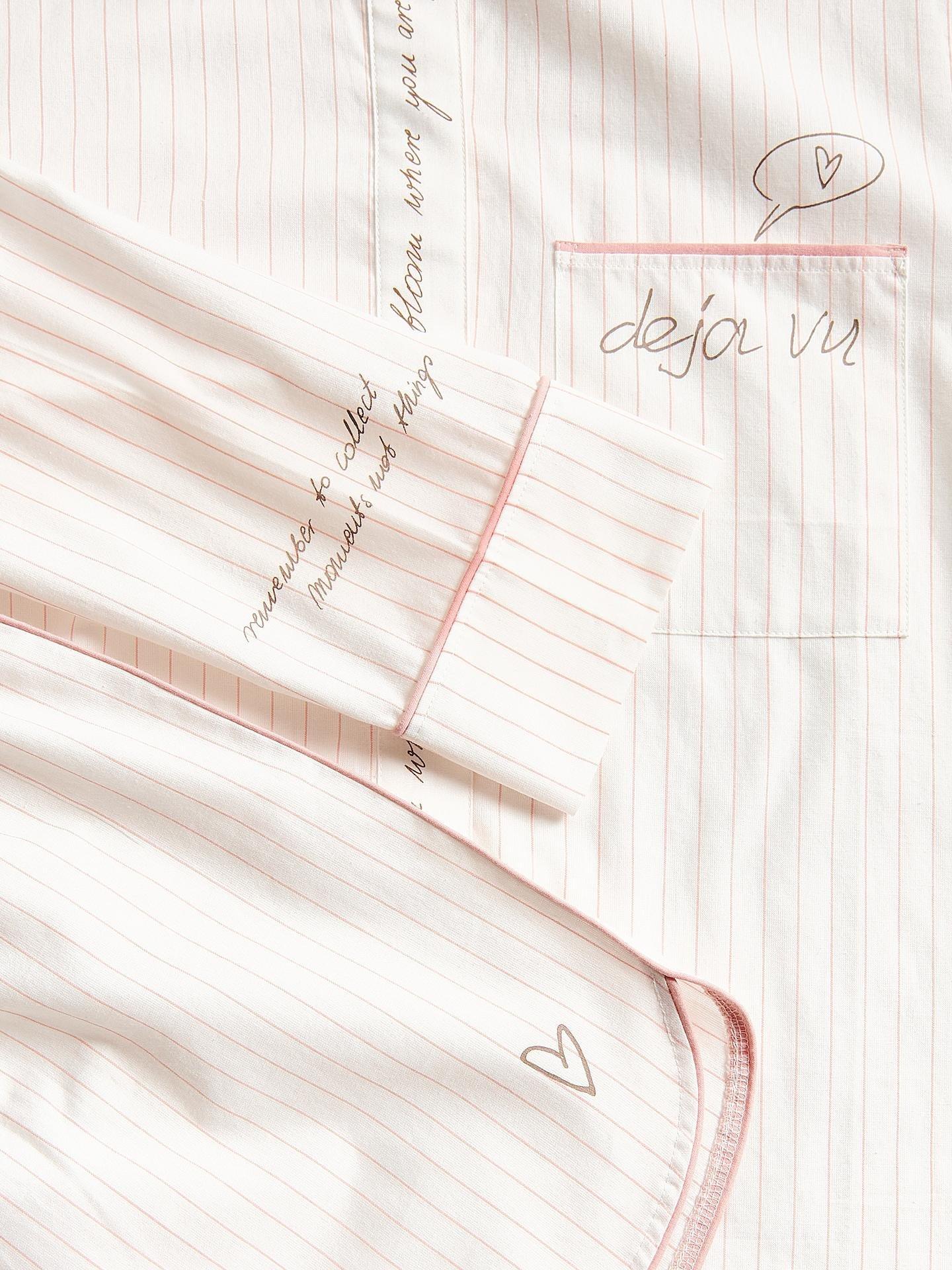 Cream Pyjama, Ivory, large image number 6