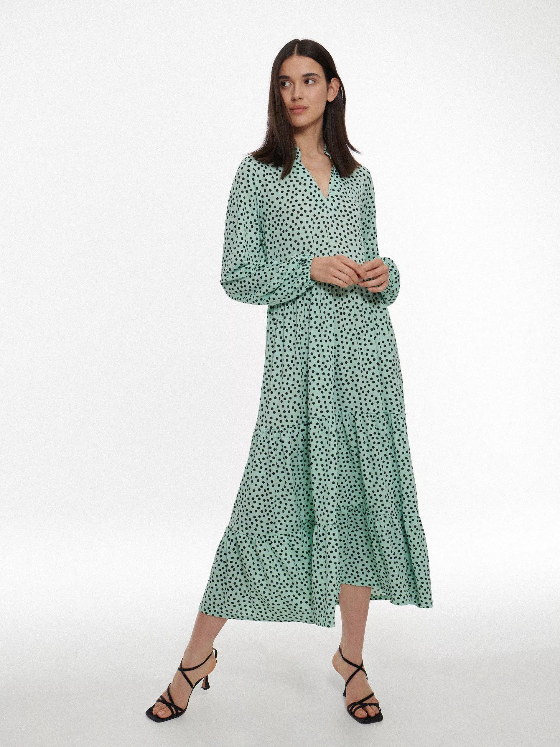 Multicolor Polka Dot Dress, , large image number 2