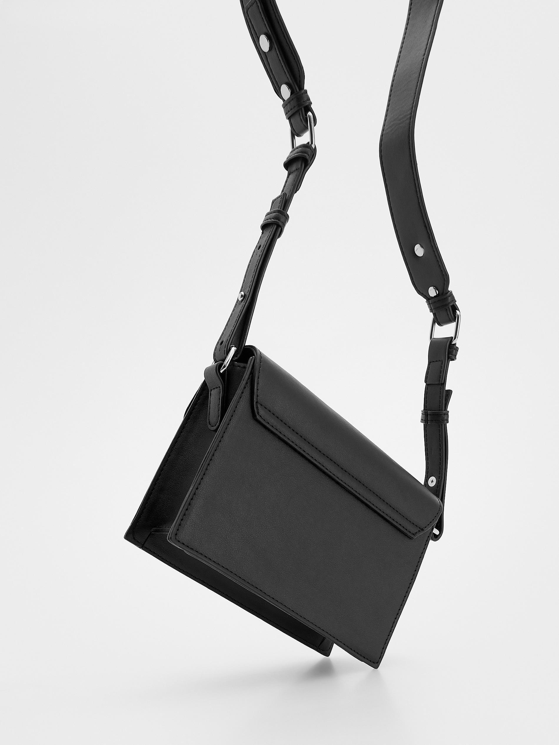 Black Decorative Rivets Bag, Kids Girls, Black, large image number 6
