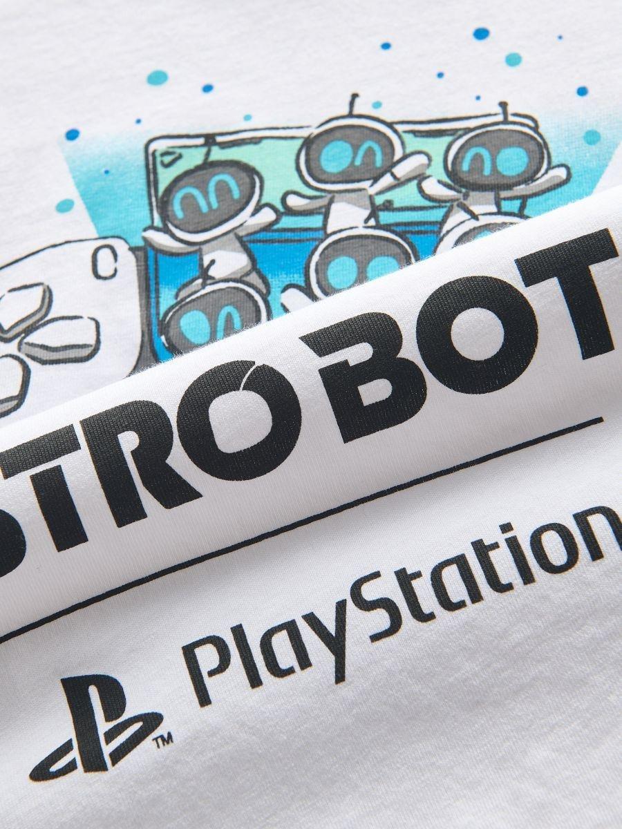 White PlayStation T-Shirt, White, large image number 1