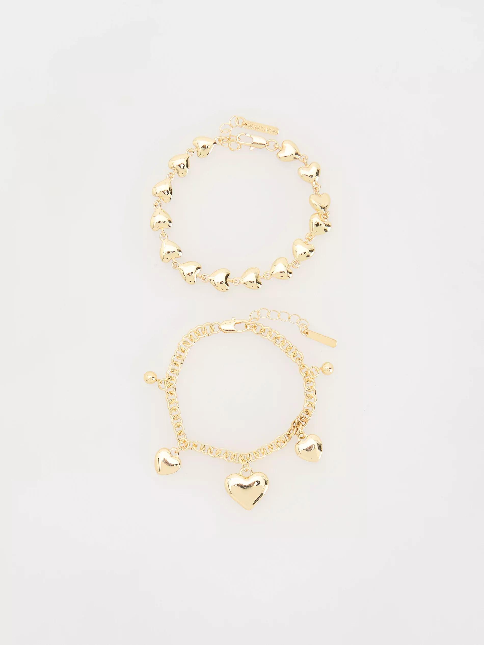 Gold Bracelet Set, Golden, large image number 3