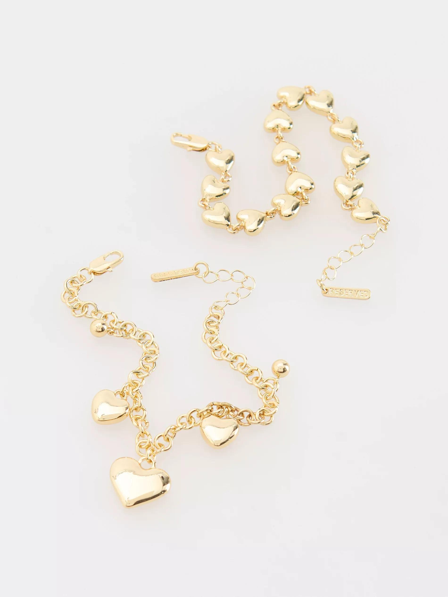 Gold Bracelet Set, Golden, large image number 4