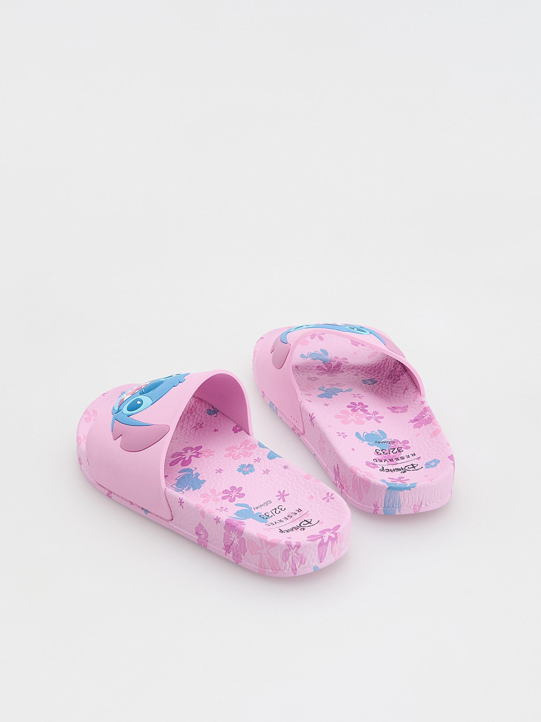 PASTEL PINK Lilo & Stitch slides, Pink, large image number 1