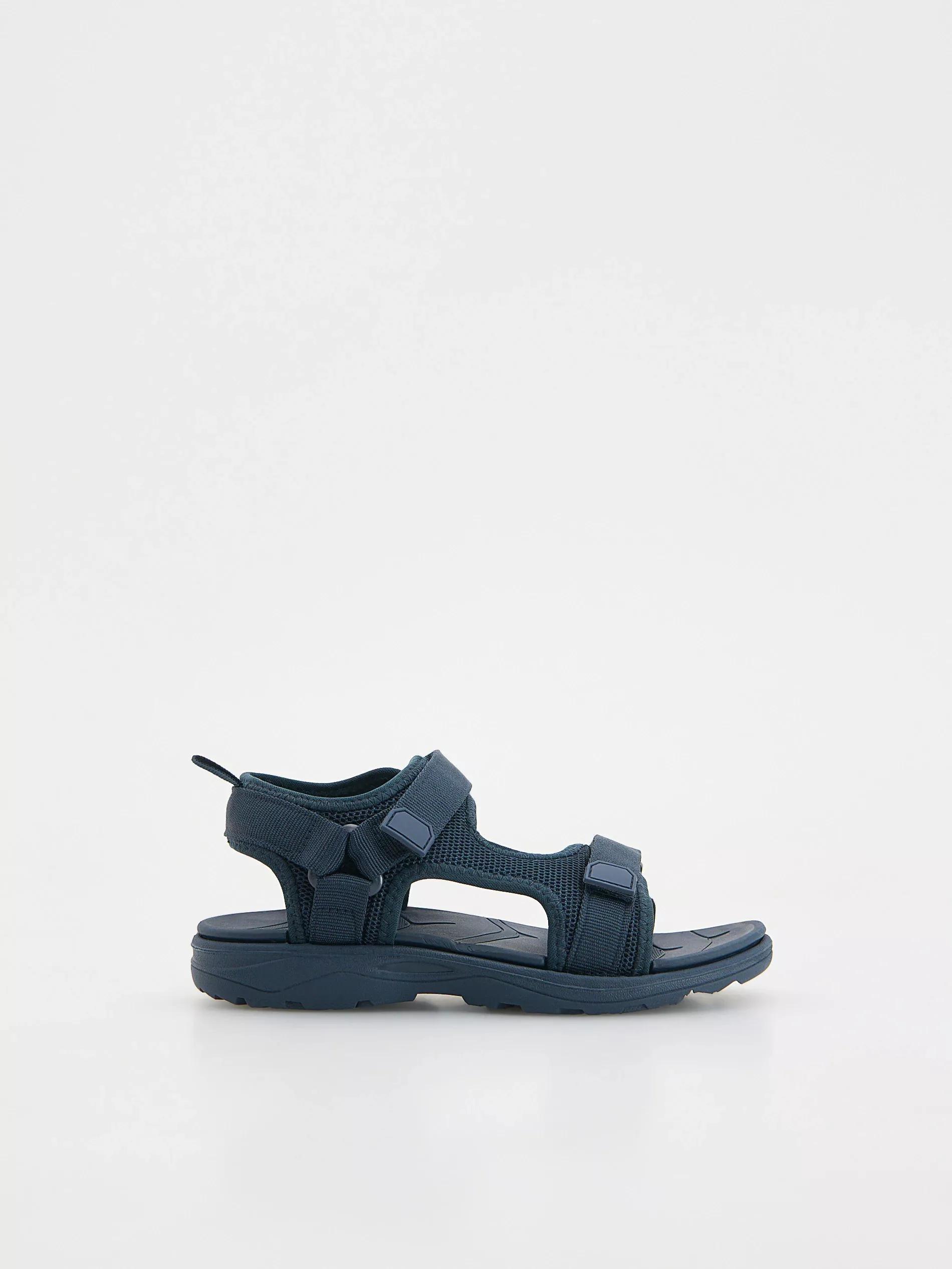 Blue Sandals, Kids Boy, Navy, large image number 0
