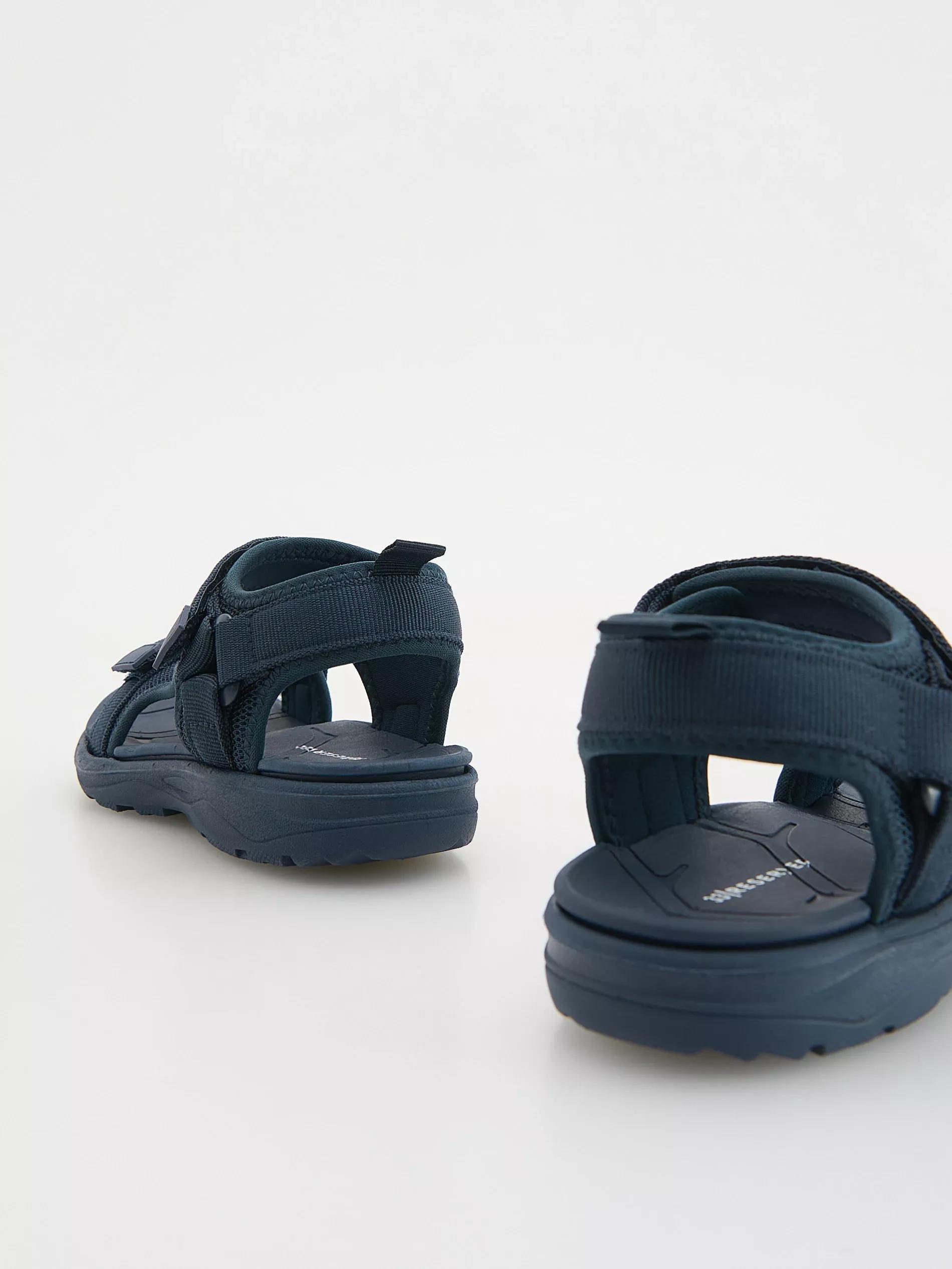 Blue Sandals, Kids Boy, Navy, large image number 2