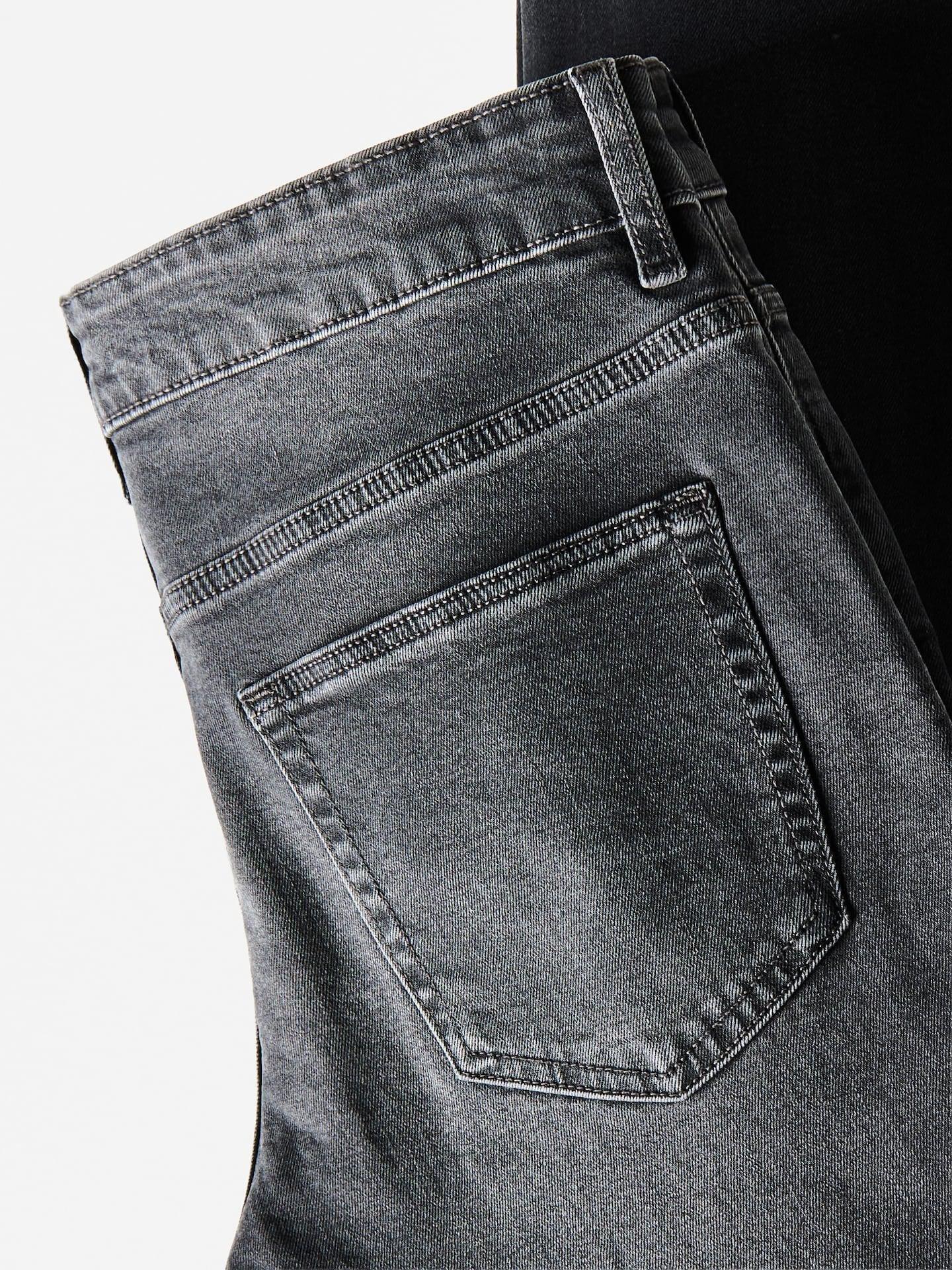 Grey Slim Jeans With Wash Effect, Grey, large image number 1