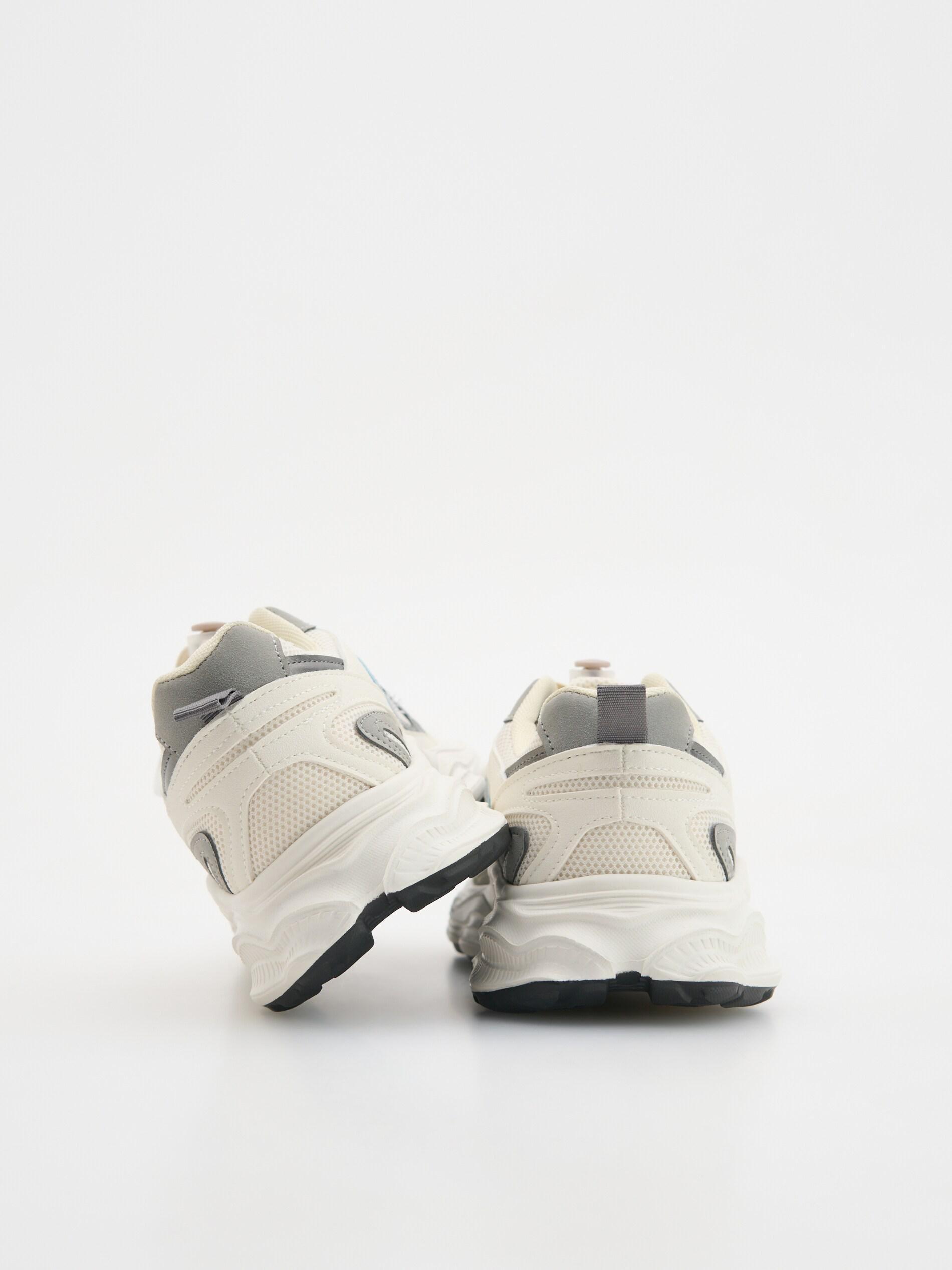 Cream Sports Shoes, Ivory, medium