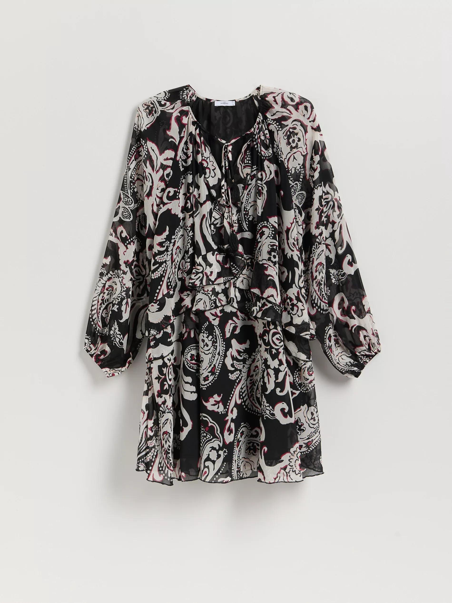 MULTICOLOR Patterned mini dress, Multicolor, large image number 4