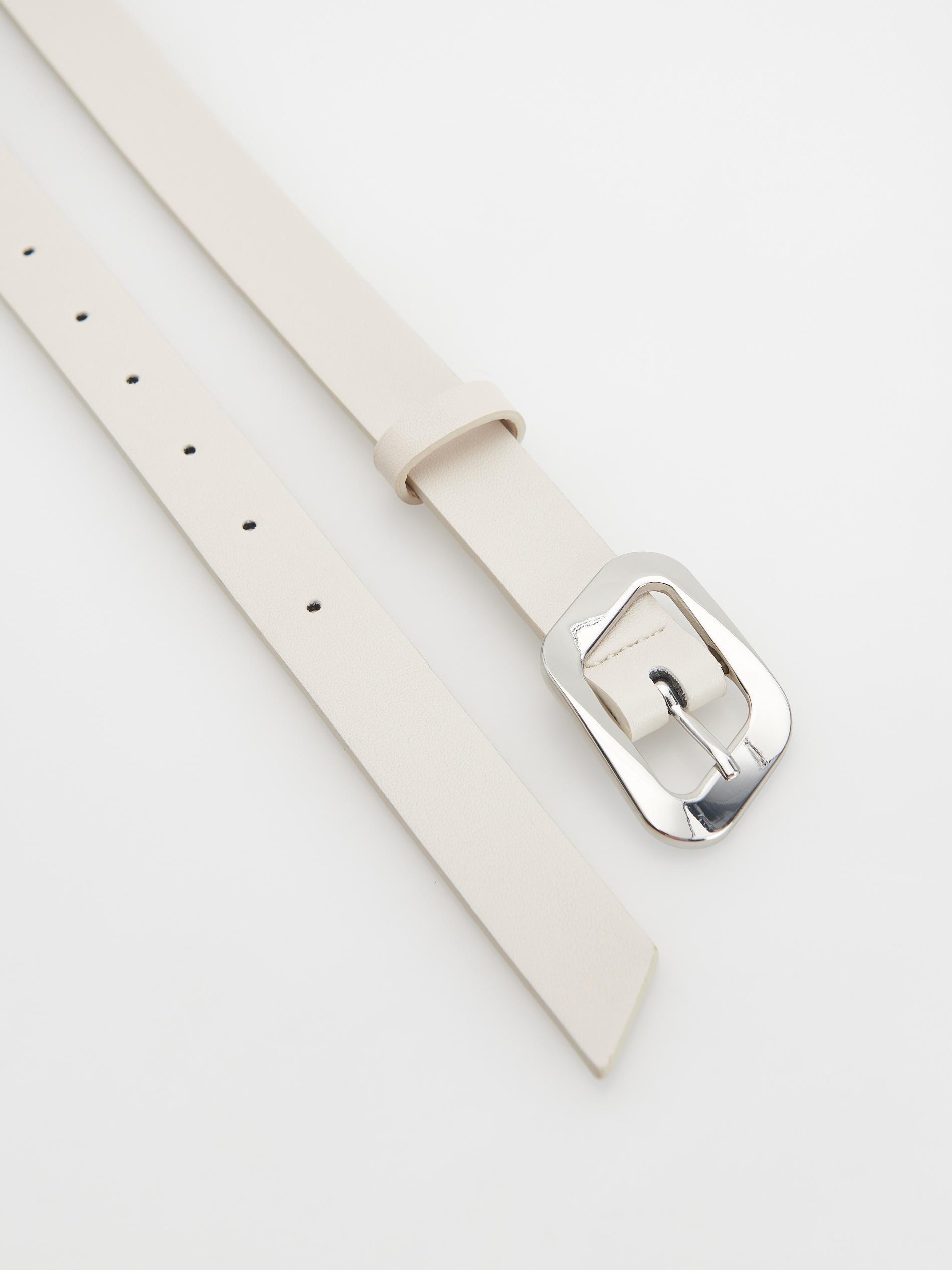 Nude Belt With Decorative Buckle, , large image number 1