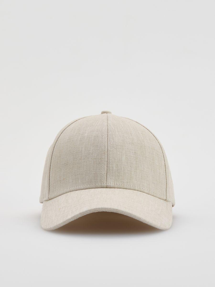 Beige Peaked Cap, , medium