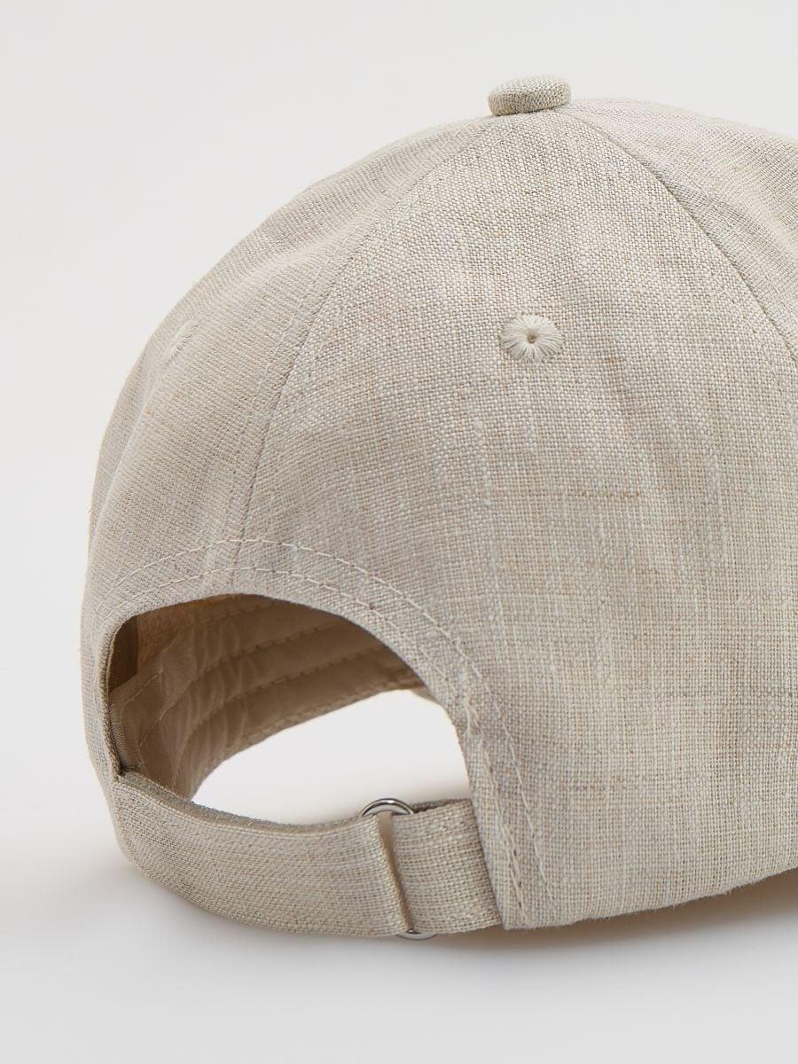 Beige Peaked Cap, Beige, large image number 2