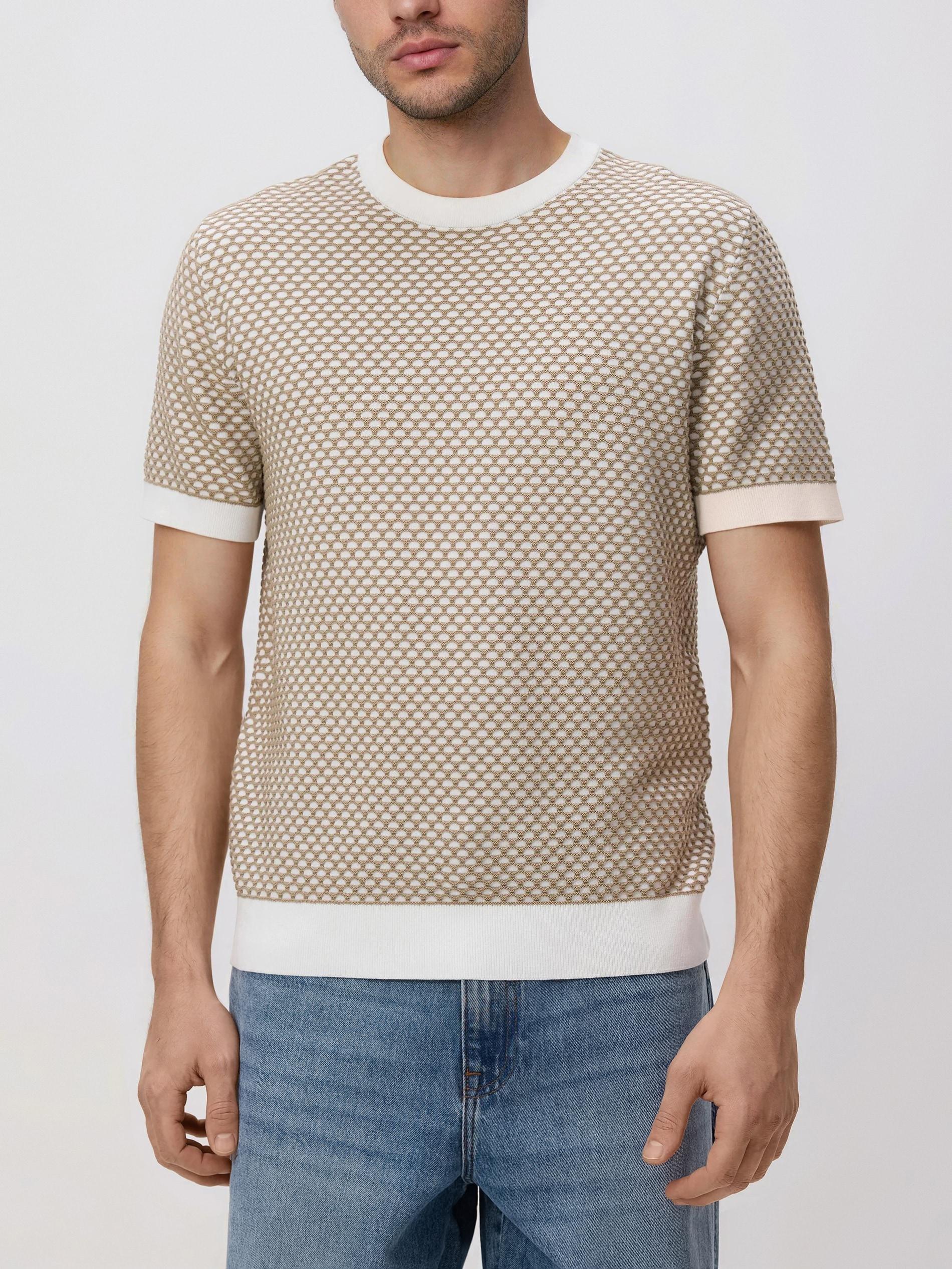 MEN`S SWEATER SAND, Beige, medium