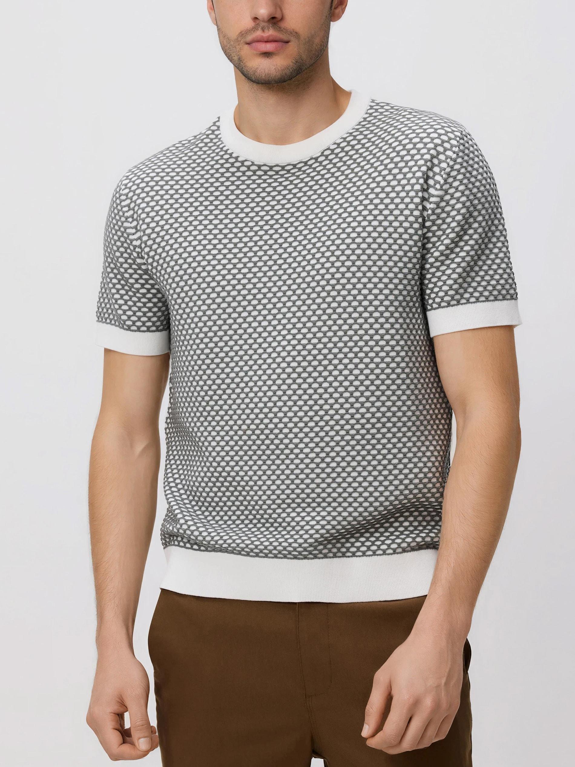 MEN`S SWEATER LIGHT GREY, Grey, medium