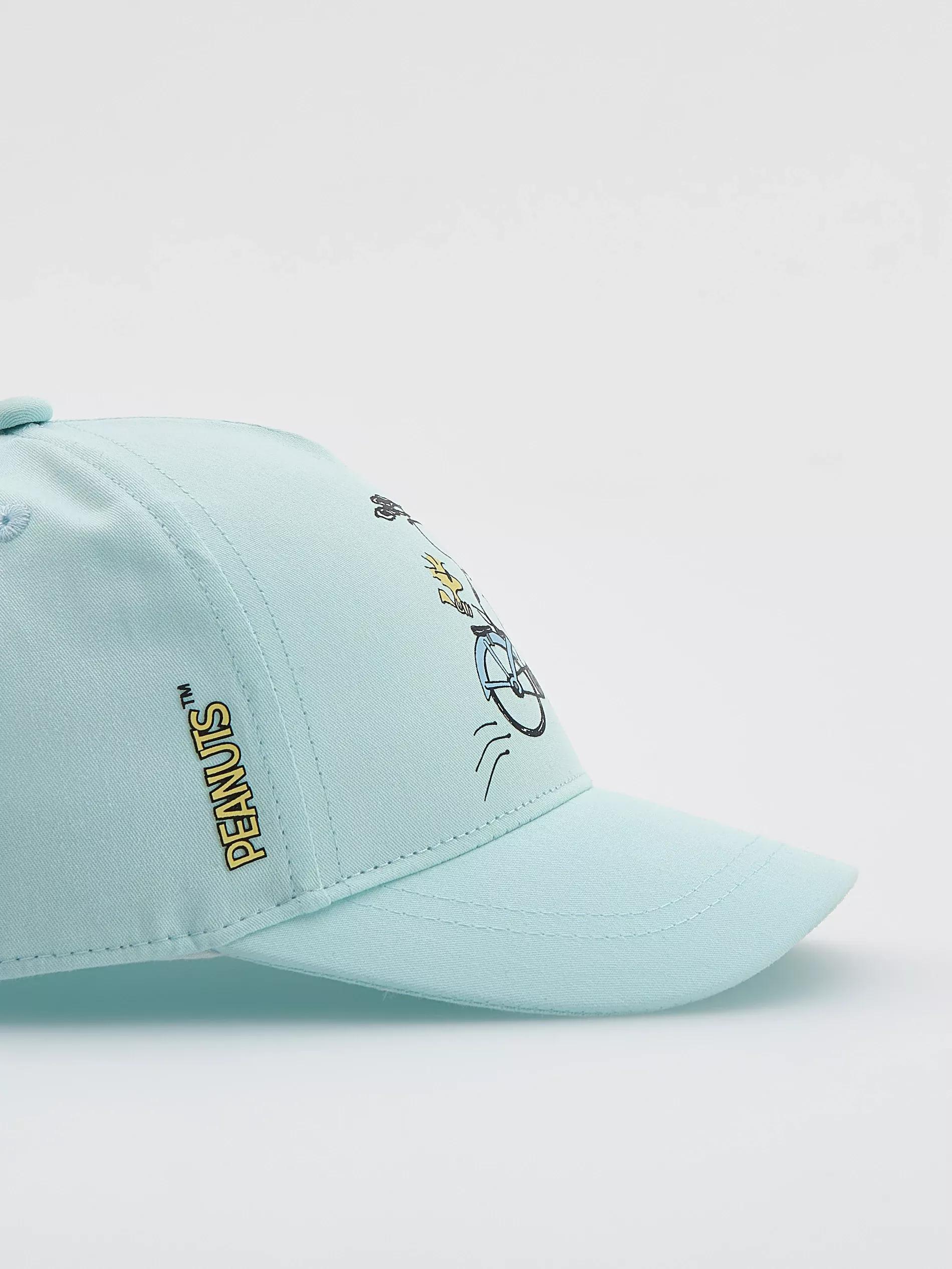 PALE BLUE Snoopy baseball cap, Blue, large image number 1